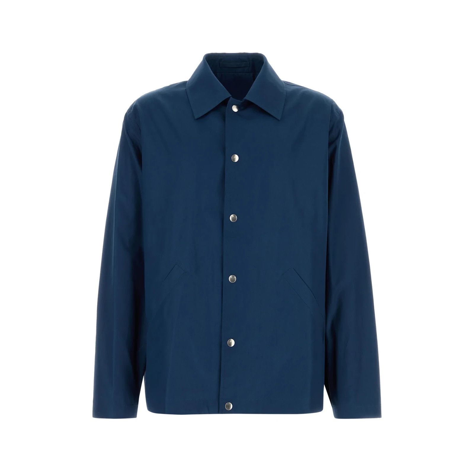 Jil Sander JIL SANDER Blue Cotton Windbreaker Jacket New & Authentic (M Size US L / EU 52-54 / 3 - 1 Thumbnail