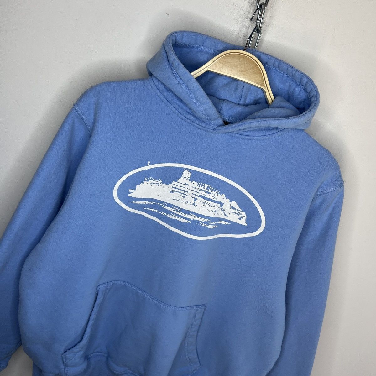 Corteiz Corteiz Blue Y2K Hoodie Big Logo Sweatshirt Size US S / EU 44-46 / 1 - 4 Thumbnail