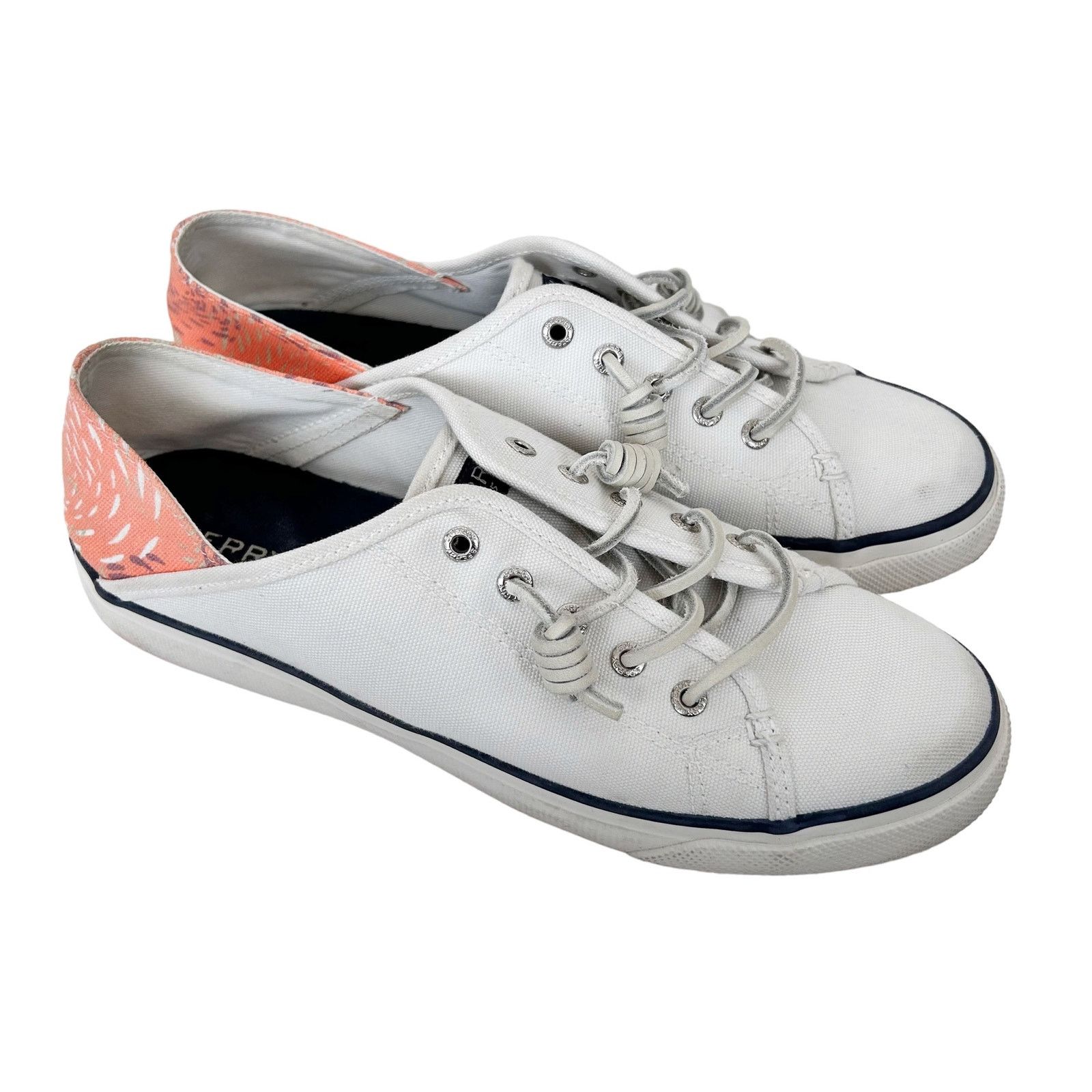 Sperry Sperry Seacoast Isle Sneakers White Coral Sz 9 Size US 9 / IT 39 - 1 Thumbnail