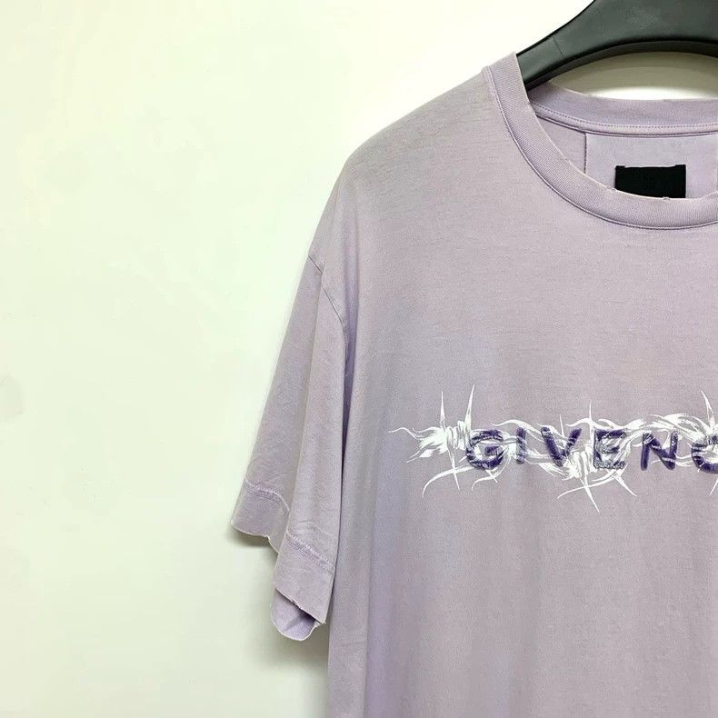 Givenchy Givenchy Purple Short Sleeve T-Shirt 2506-Nextarrow Size US XL / EU 56 / 4 - 4 Thumbnail