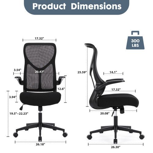 Designer × Homemade Sweetcrispy Ergonomic Executive High-Back Office Chair Breat Size US L / EU 52-54 / 3 - 2 Thumbnail