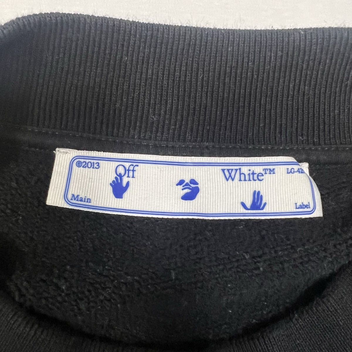Off-White OFF-WHITE FW21 CARAVAGGIO ARROW PRINTED CREWNECK Size US S / EU 44-46 / 1 - 2 Thumbnail