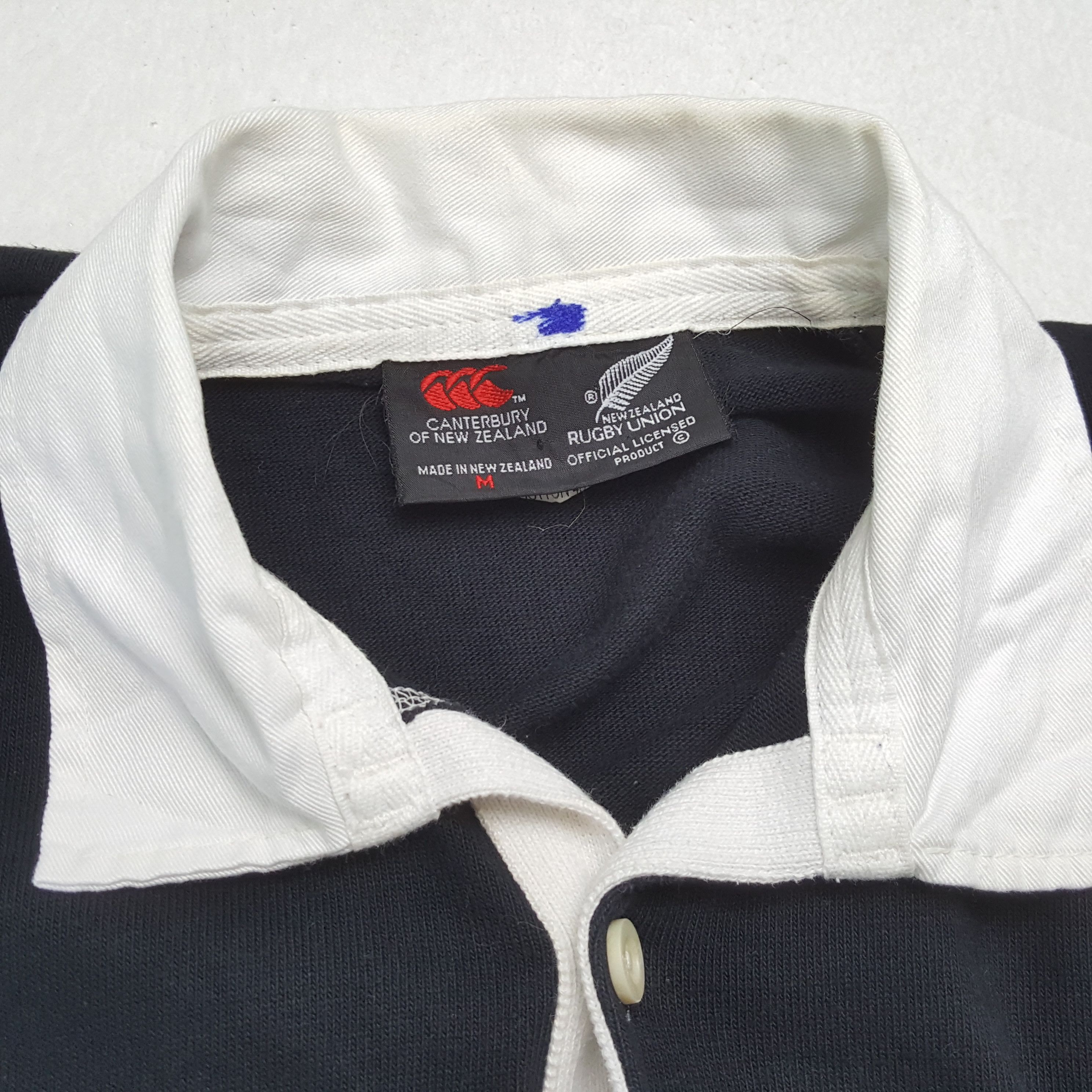 Canterbury of New Zealand × Vintage CANTERBURY OF NEW ZEALAND All Blacks Polos Rugby Style Size US M / EU 48-50 / 2 - 6 Thumbnail