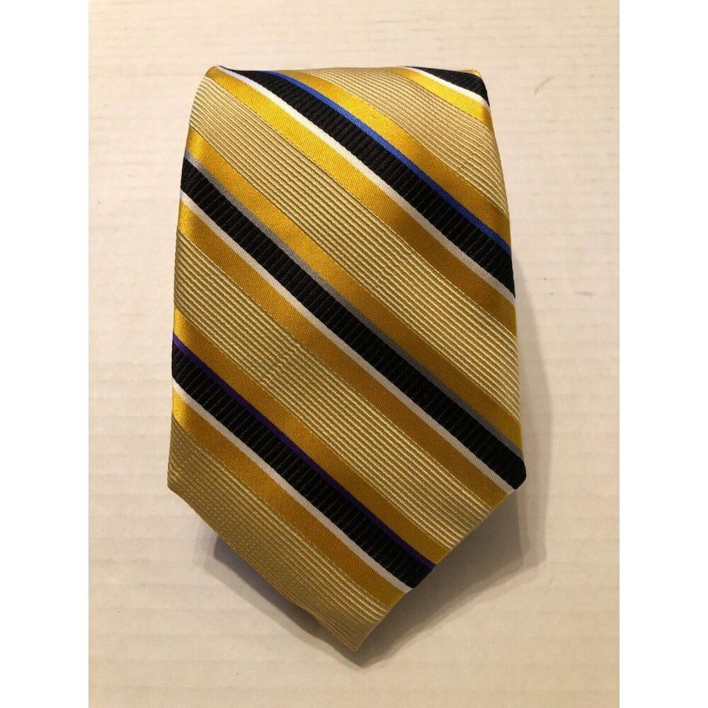 XMI Platinum xmi platinum men's new yellow tie 3 1/2" X 60" Size ONE SIZE - 1 Thumbnail
