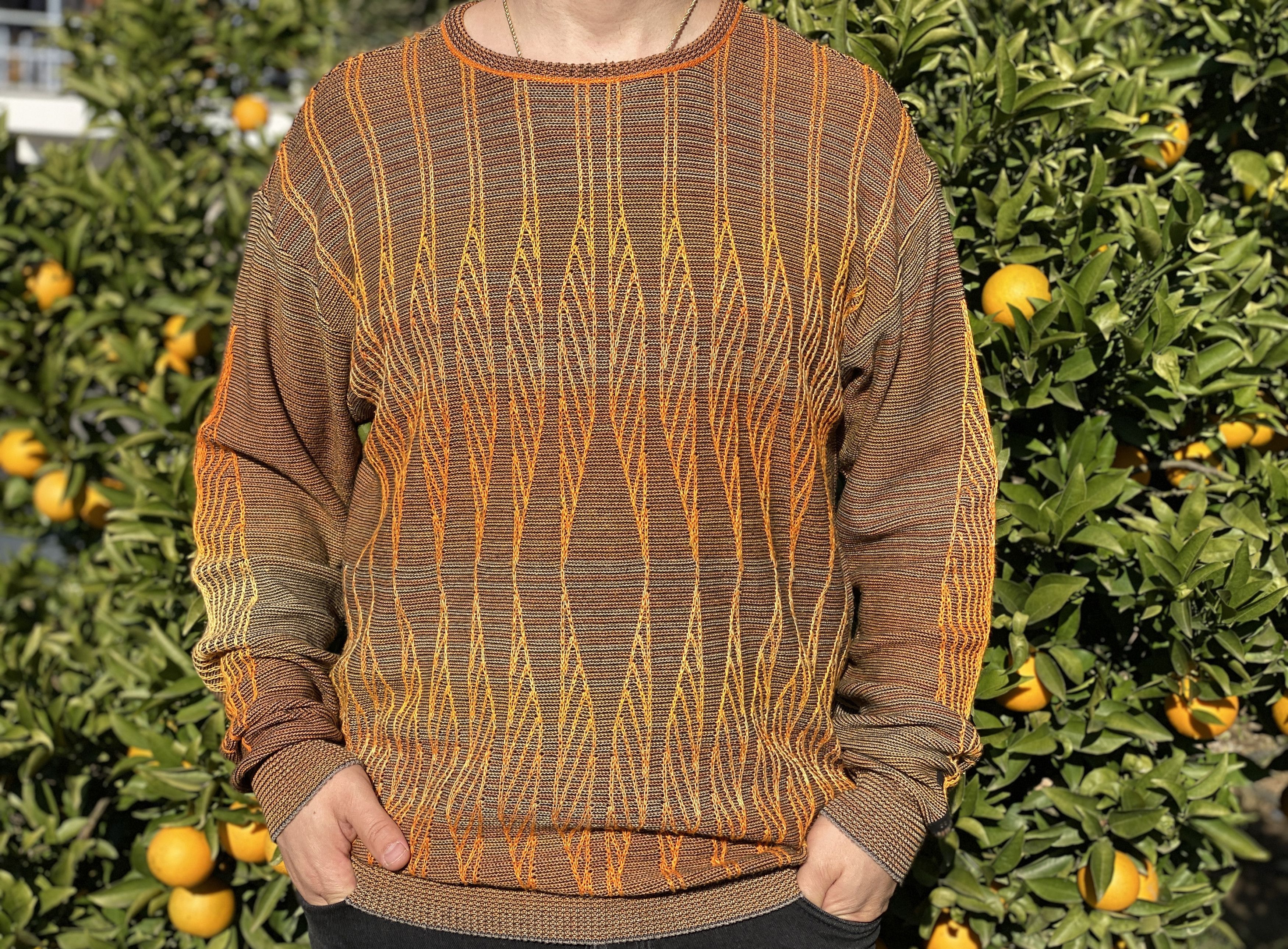 Carlo Colucci Carlo Colucci Rainbow 3D Sweater Cosby size 54 L XL Pullover Size US L / EU 52-54 / 3 - 16 Thumbnail