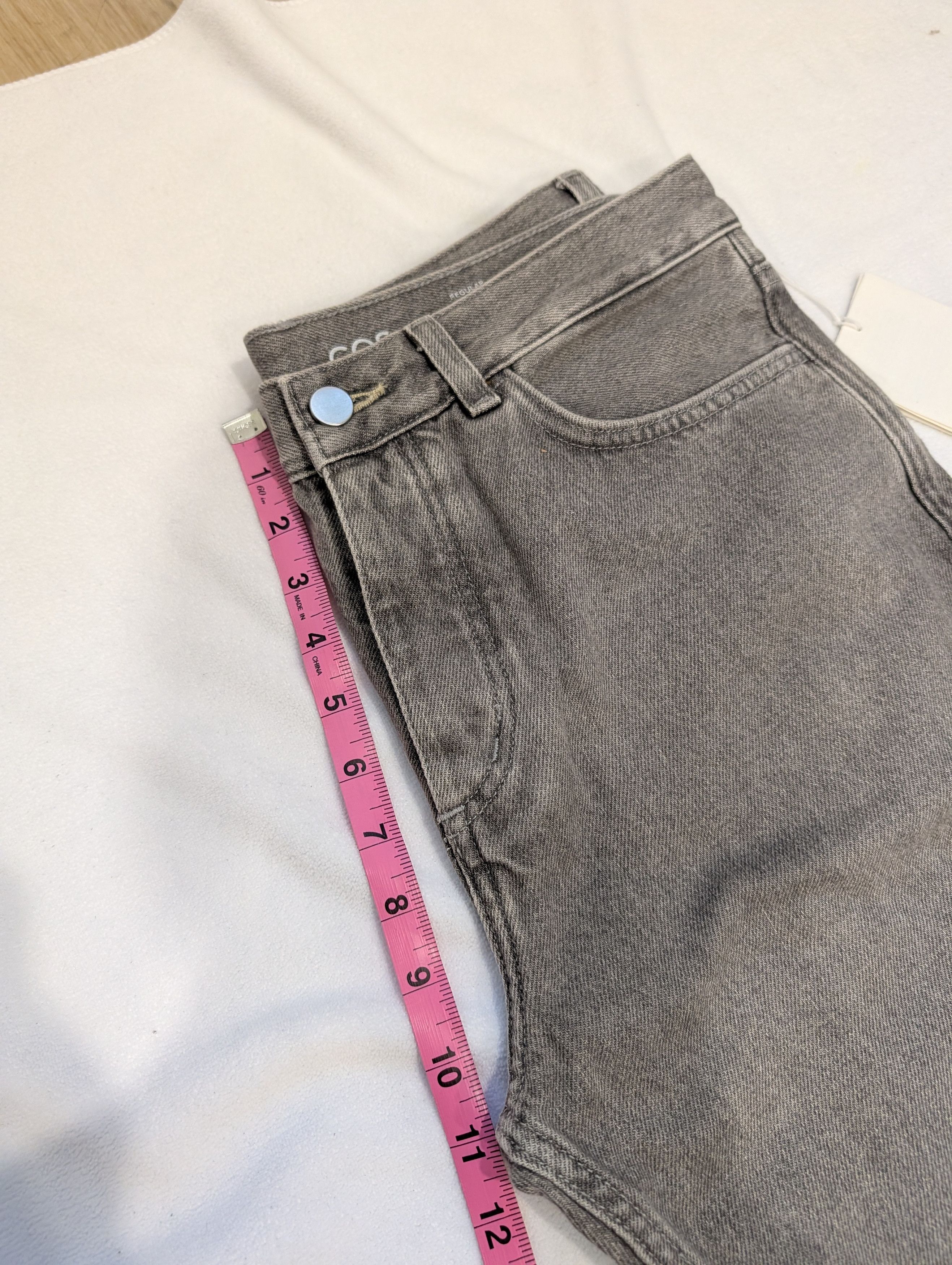 Cos COS regular fit mid-gray denim Size US 30 / EU 46 - 5 Thumbnail