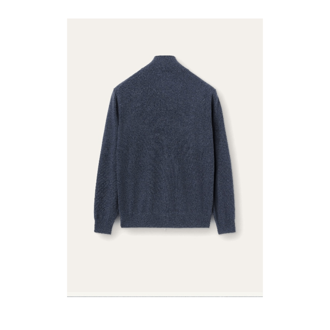 Loro Piana o1srvl11e1224 Baby Cashmere Bomber Jacket in Blue Size US S / EU 44-46 / 1 - 3 Thumbnail
