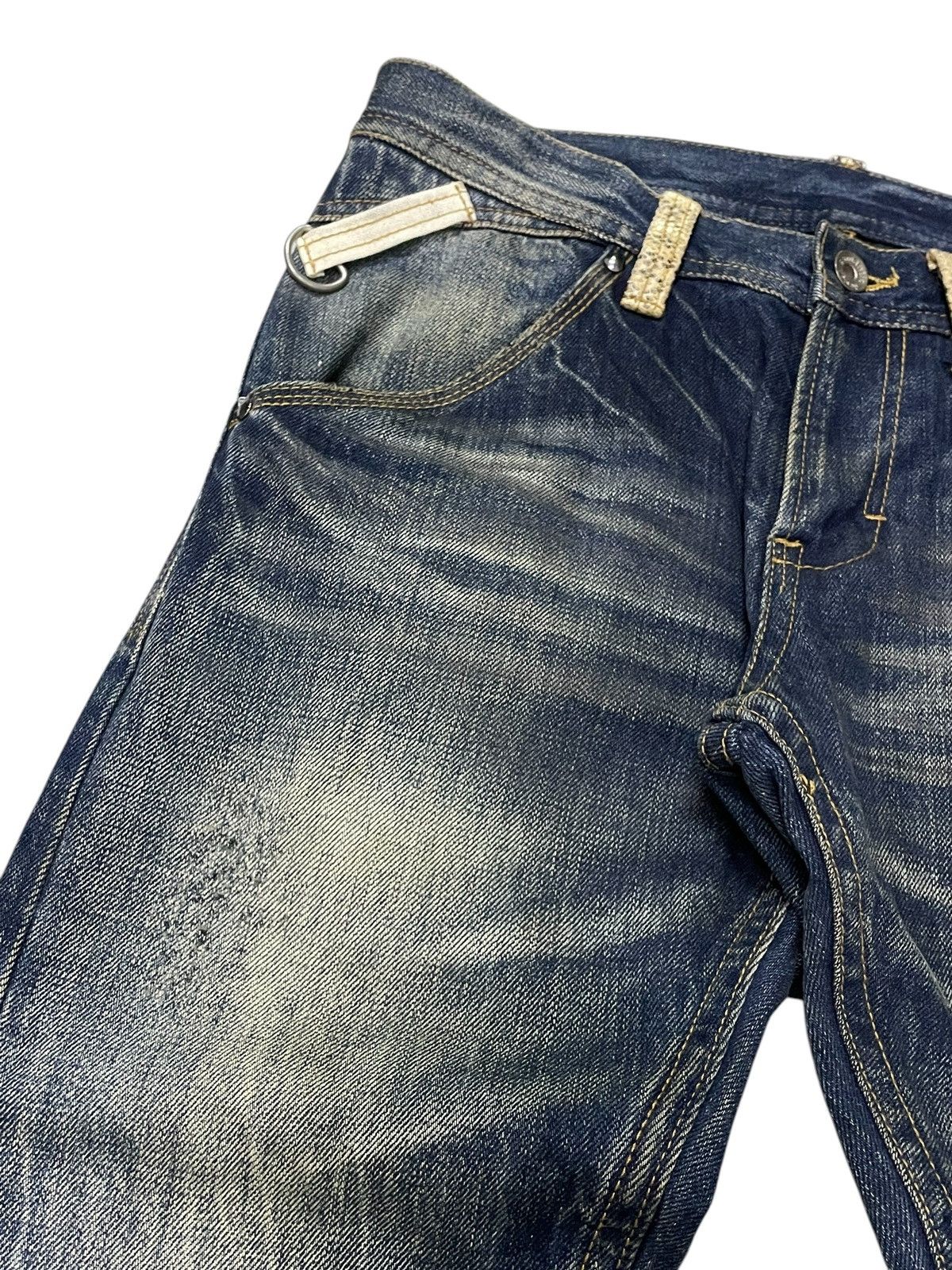 Hysteric Glamour × semanticdesign Semantic Design Japan Snake Skin Flap Pocket Muddy Jeans Size US 30 / EU 46 - 13 Thumbnail