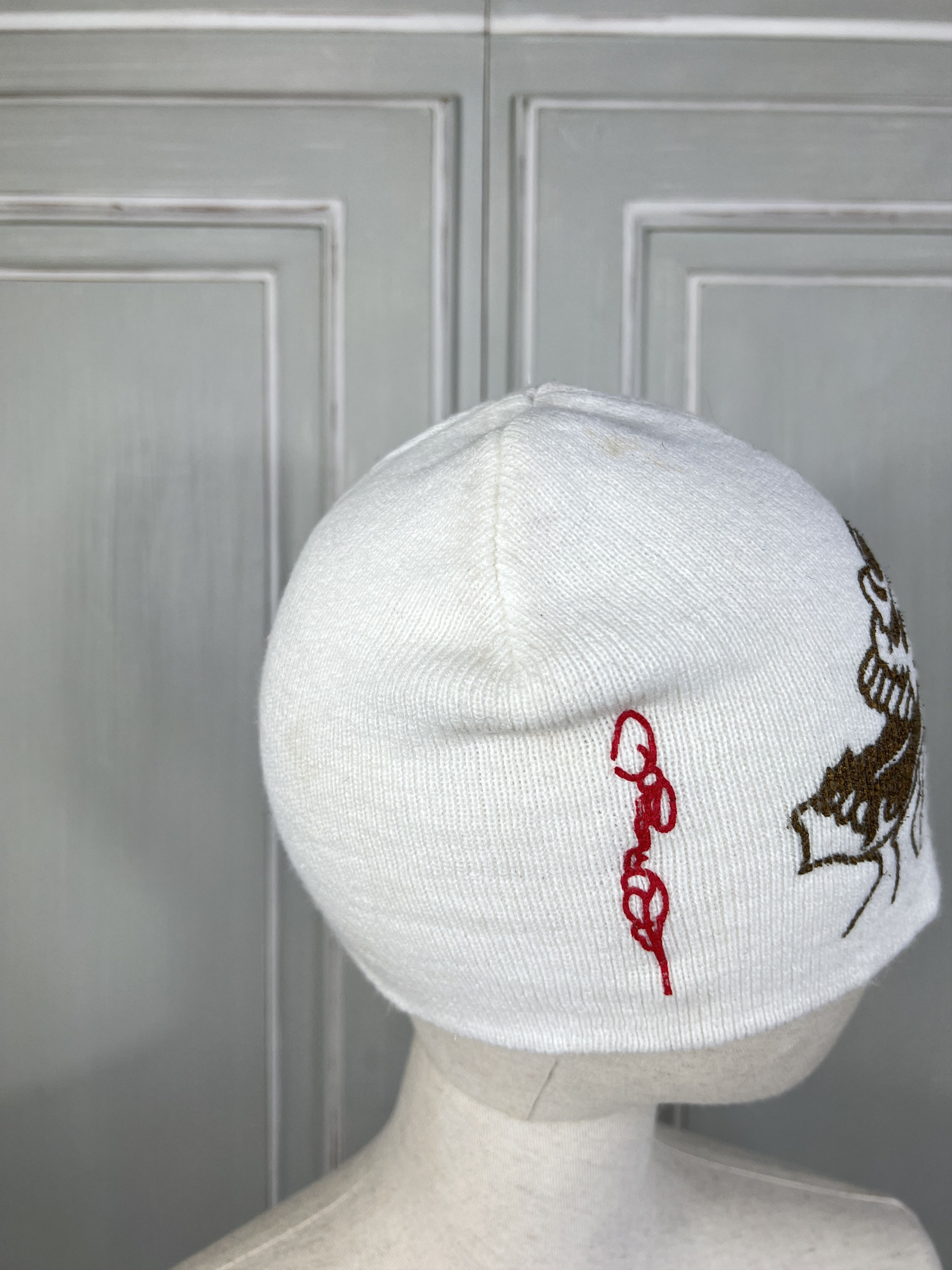 Vintage VINTAGE BEANIE SKULL LOGO STYLE ED HARDY Size ONE SIZE - 3 Thumbnail