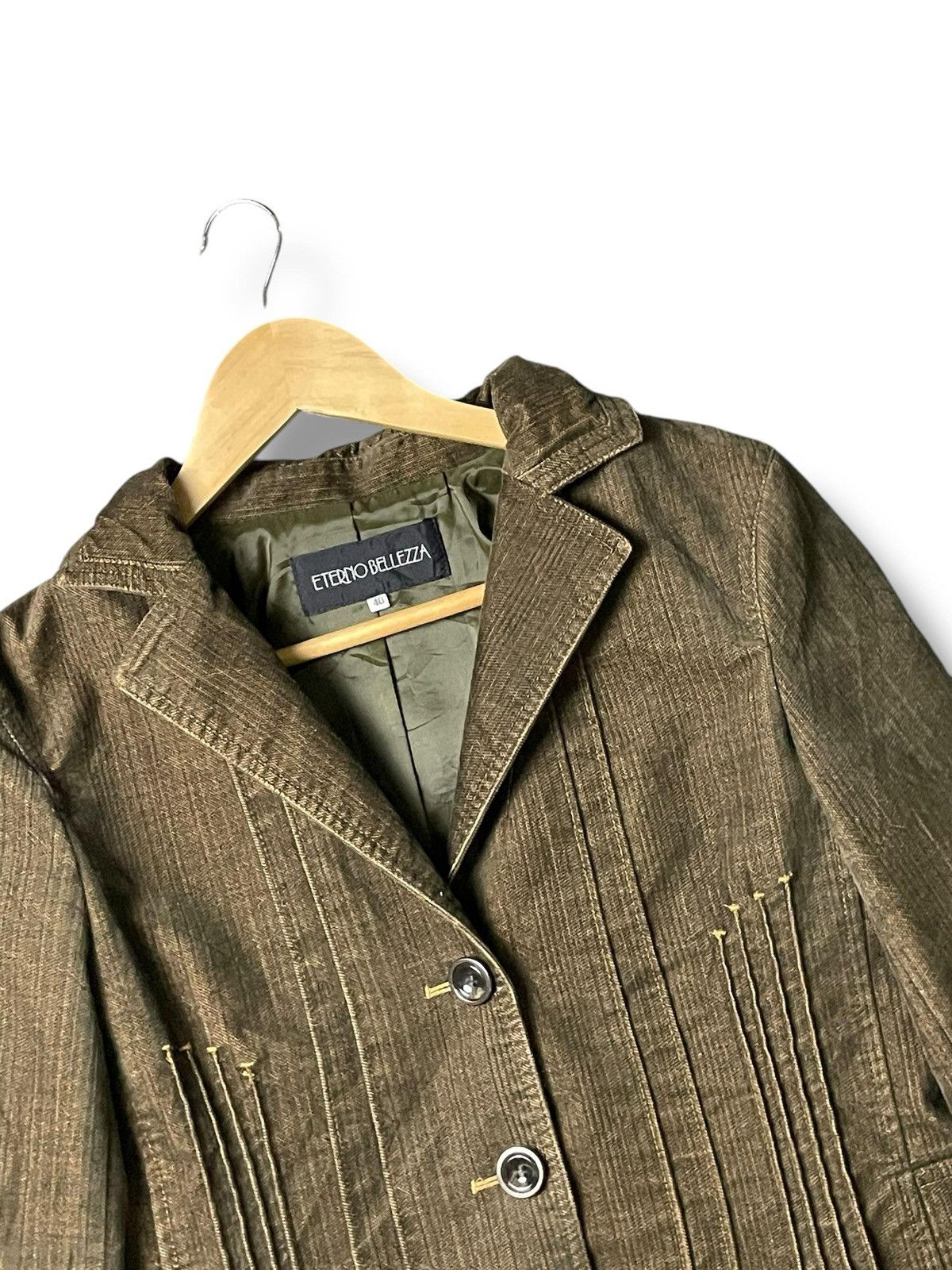 Japanese Brand Eterno Belleza Brand Light Jacket (6) Size US XXS / EU 40 - 2 Thumbnail