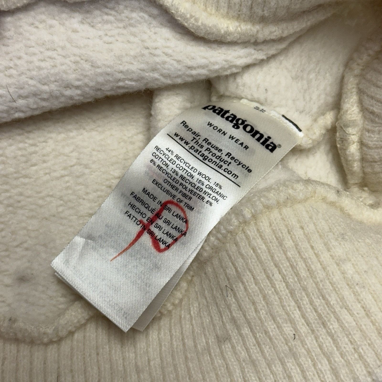 Patagonia Patagonia Woolie Fleece Pullover Sweatshirt Womens L 21.5x25 Size L / US 10 / IT 46 - 8 Thumbnail