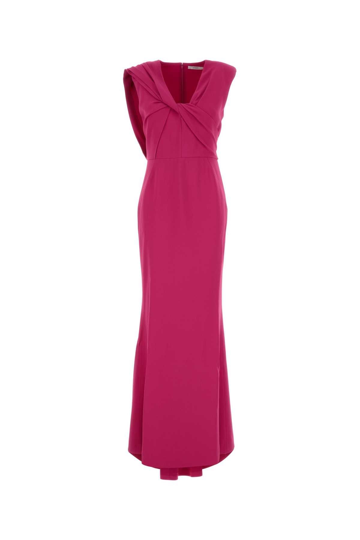 Givenchy Fuchsia Stretch Crepe Dress Size M / US 6-8 / IT 42-44 - 1 Thumbnail