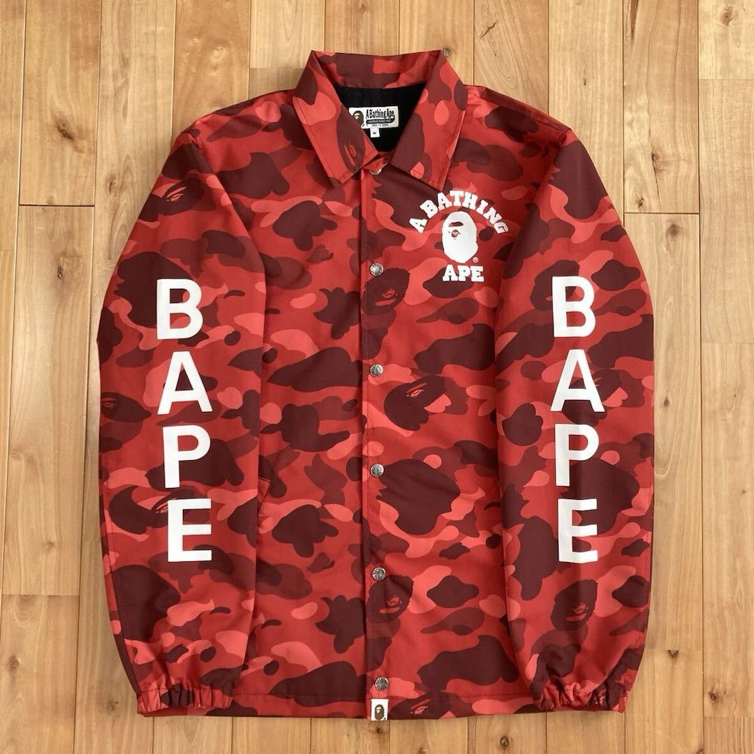 Bape × Stussy Bape A Bathing Ape X Stussy Coach Jacket Dark Camo