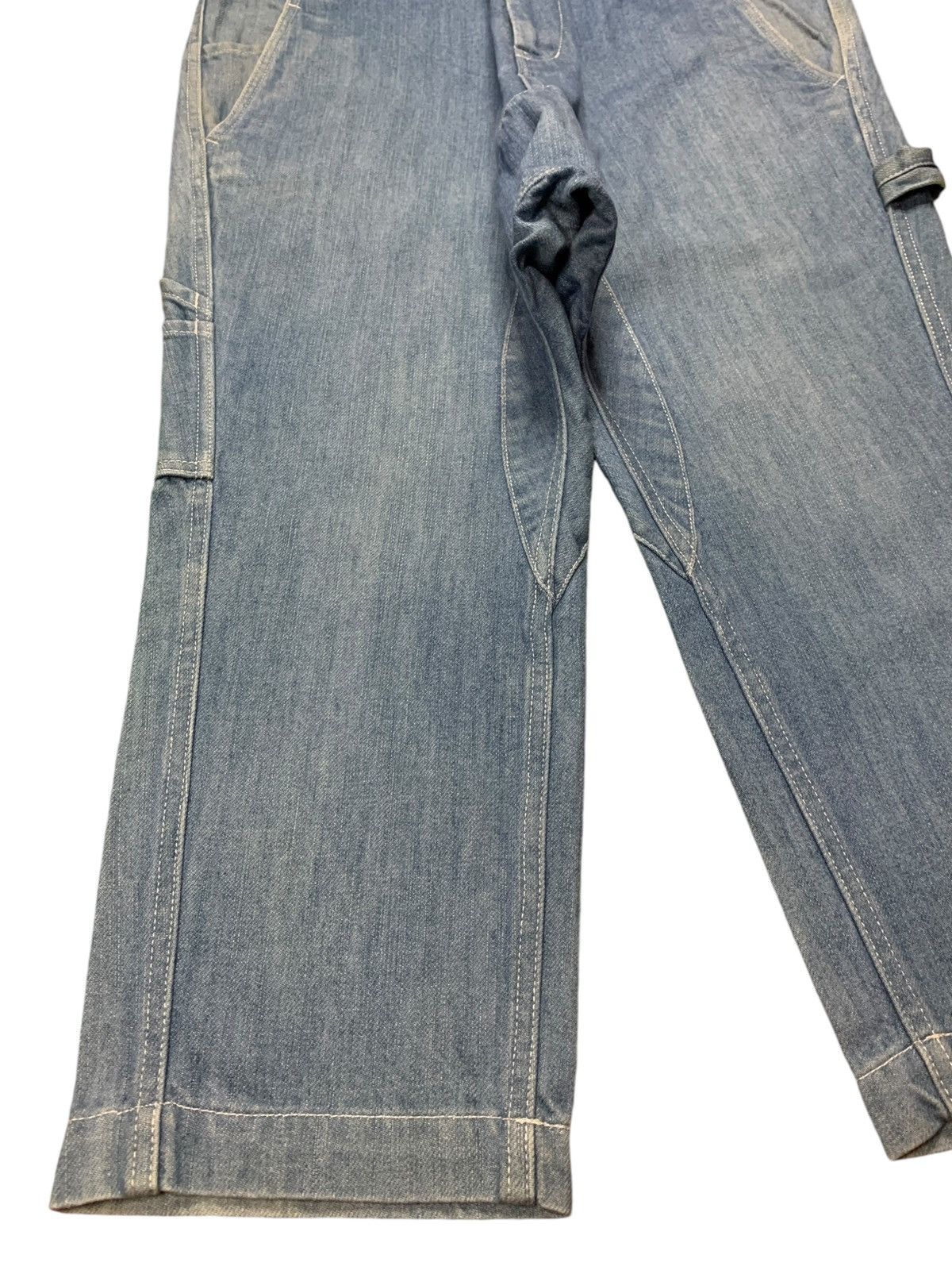 Japanese Brand × NANO universe SALES🔥Vintage Nano Universe Cinch Carpenter Jean Shorts Size US 34 / EU 50 - 6 Thumbnail