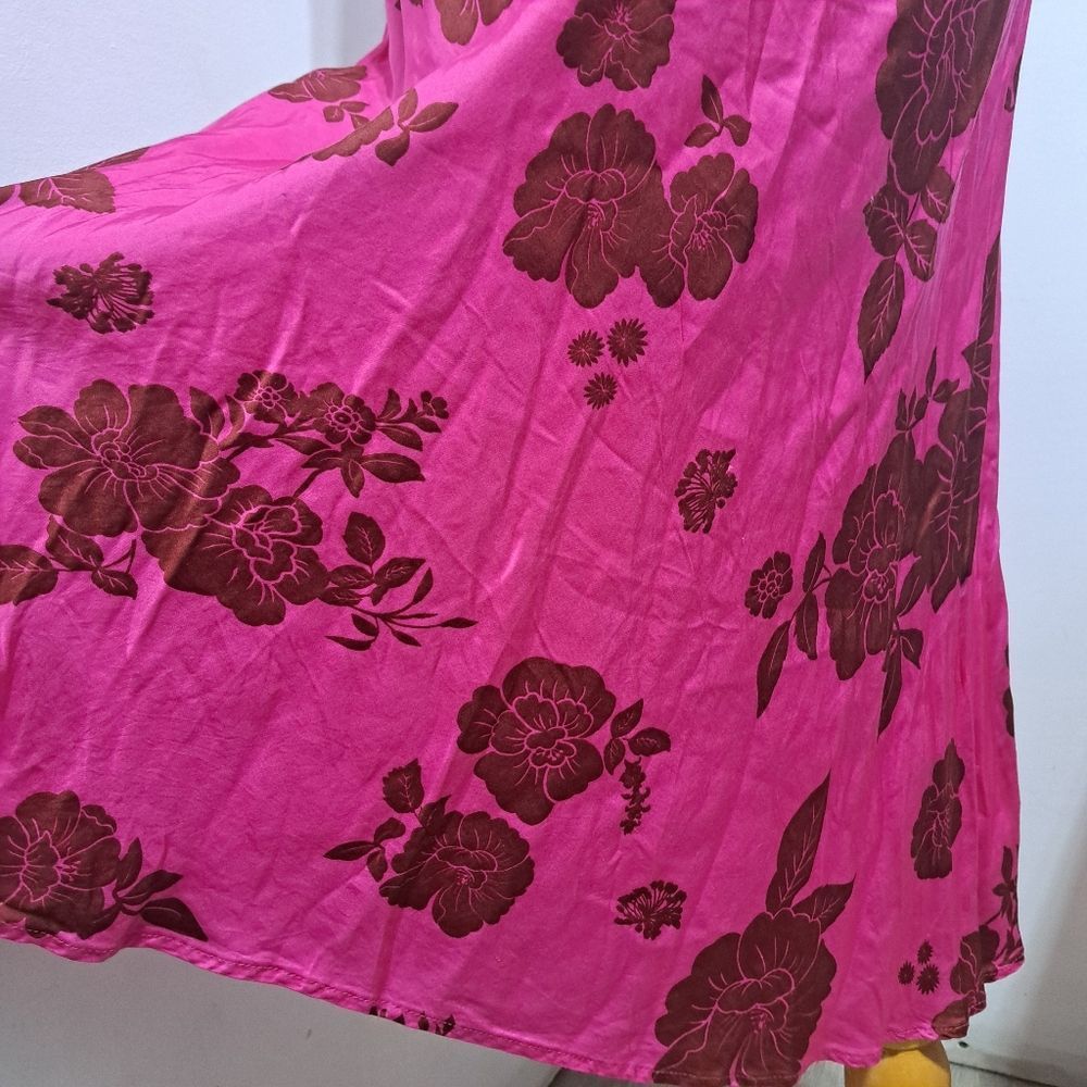 Zara Zara Floral Print Cowl Neck Feminine Glam Sleeveless Maxi Dr Size M / US 6-8 / IT 42-44 - 5 Thumbnail