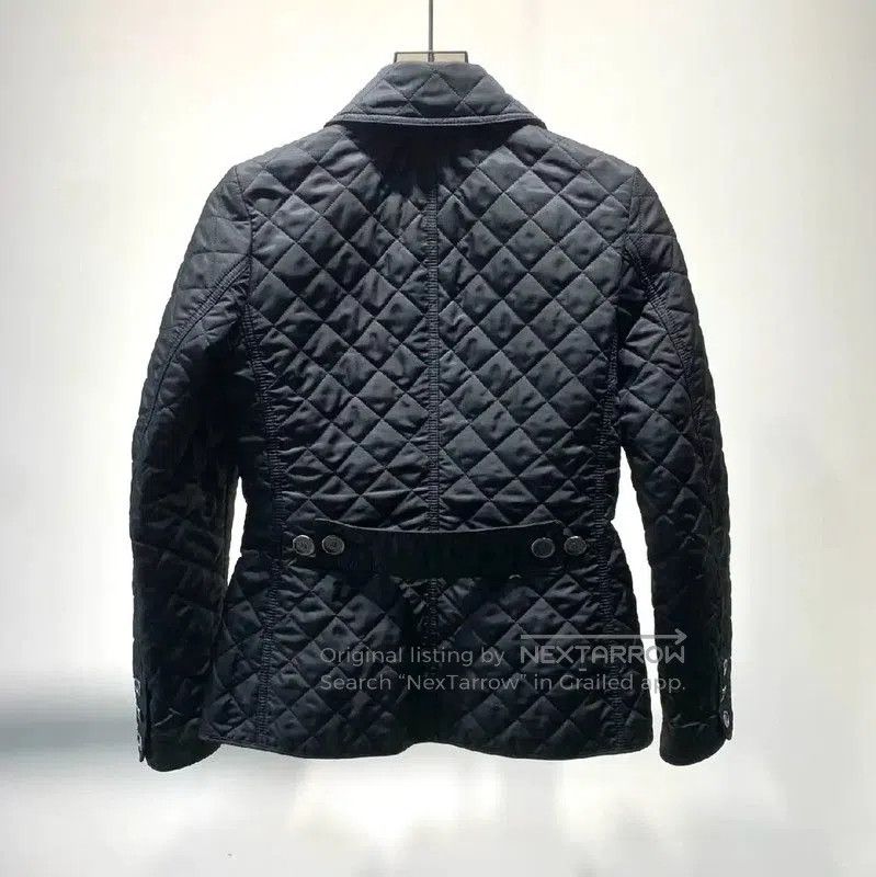 Burberry Burberry Black Quilted Cotton Women's Jacket. Size XS / US 0-2 / IT 36-38 - 2 Thumbnail