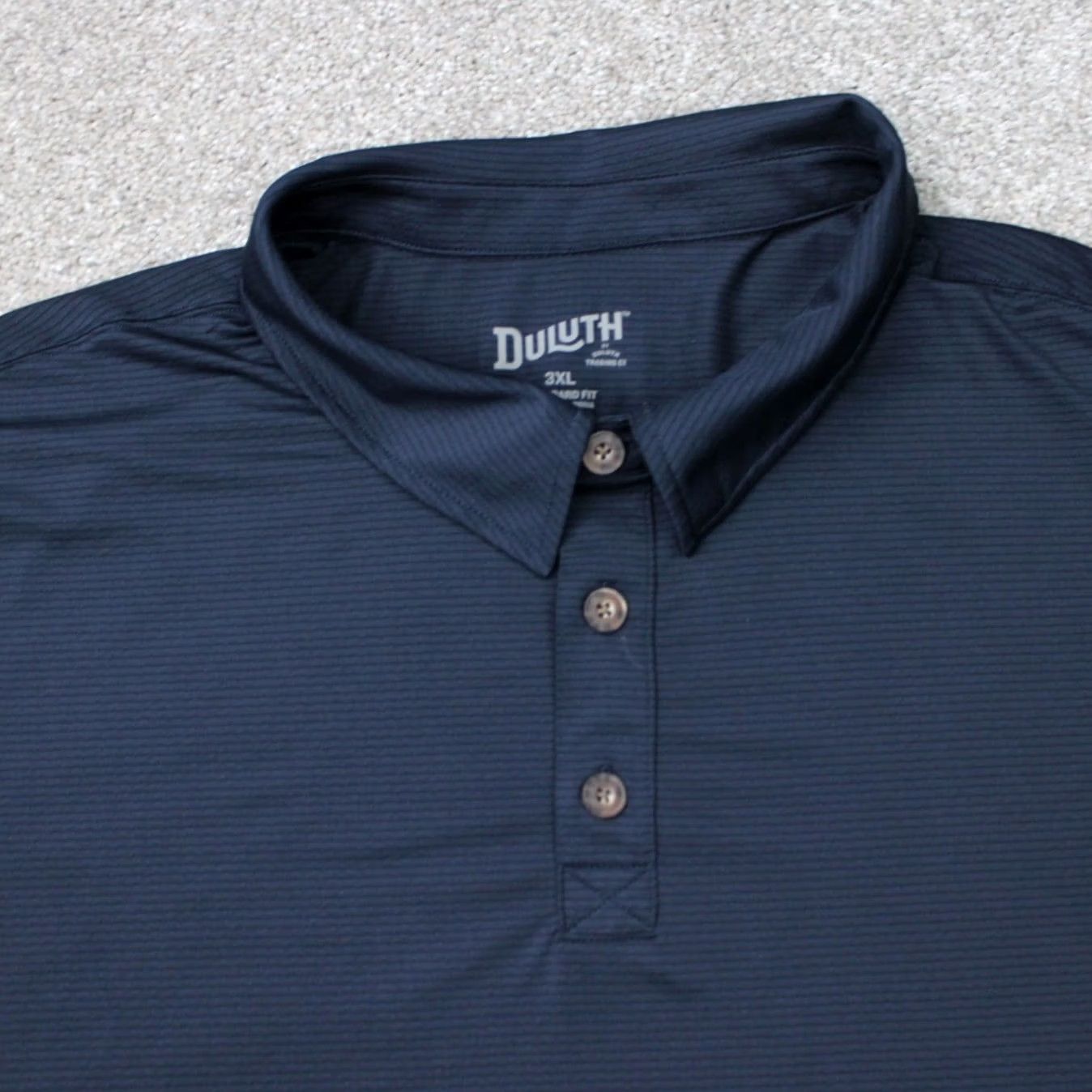Vintage Duluth Mens Polo Shirt Blue 3XL XXXL Short Sleeve Pullover Regular Fit Classic Outdoor Pocket Breathable Cotton Blend Polyester Spandex Shirt Size US XXL / EU 58 / 5 - 5 Thumbnail