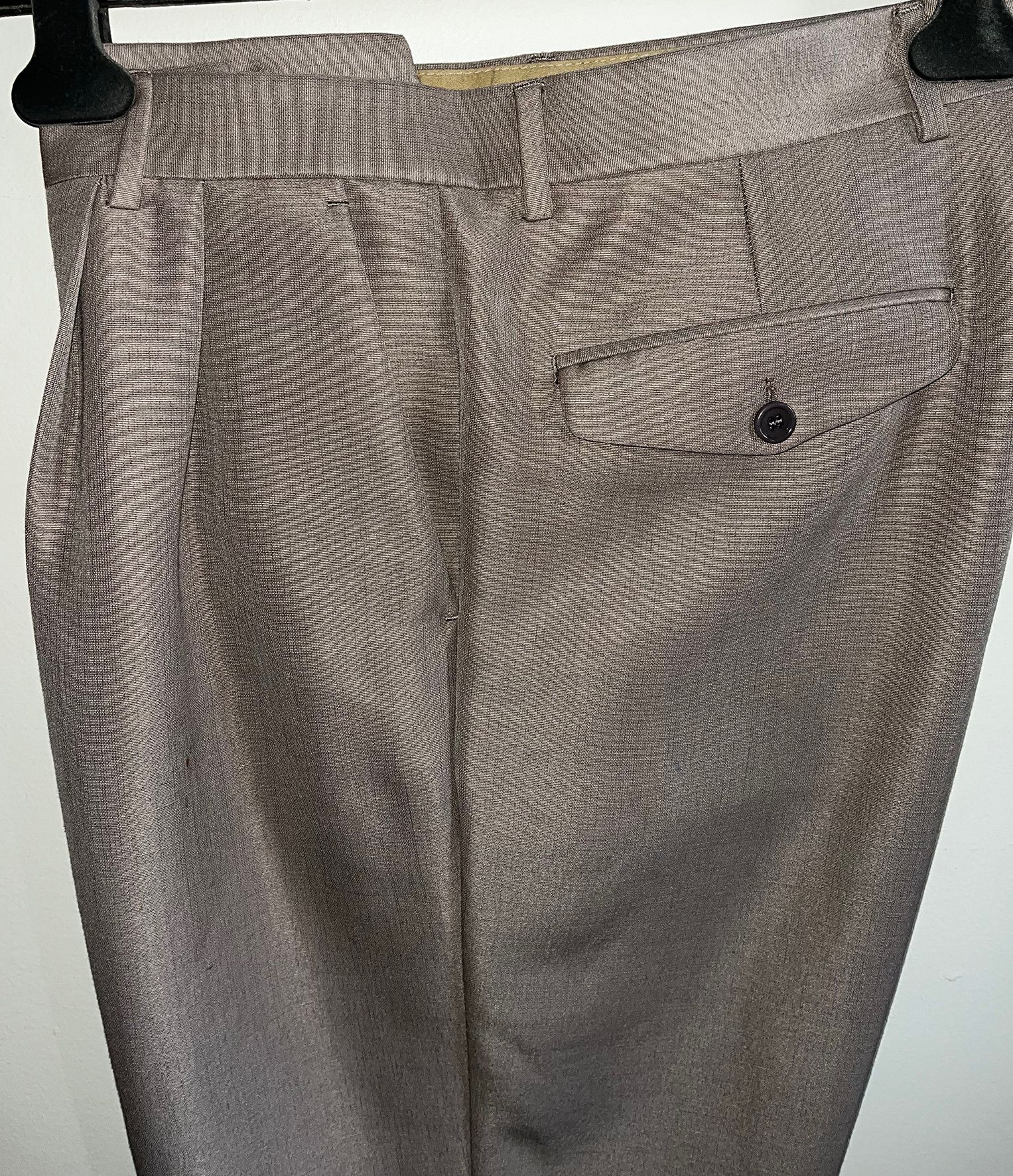 Dries Van Noten cropped, baggy wool pants Size US 32 / EU 48 - 8 Thumbnail