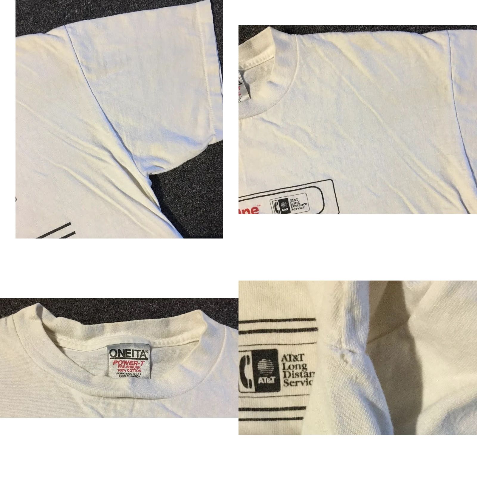 Vintage VINTAGE AT&T Southwest Airlines Distressed Faded Shirt M White Graphic Tee 80s Grunge Planes Humor 90s Unsleeved? Size US M / EU 48-50 / 2 - 9 Thumbnail