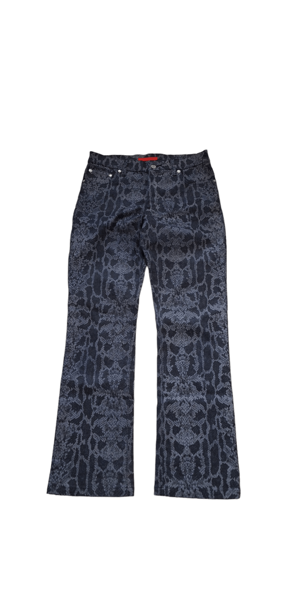 Beauty Beast × Hysteric Glamour × Japanese Brand Japanese Brand Wellbeing Snake Skin Flare Denim Size 29" - 1 Thumbnail
