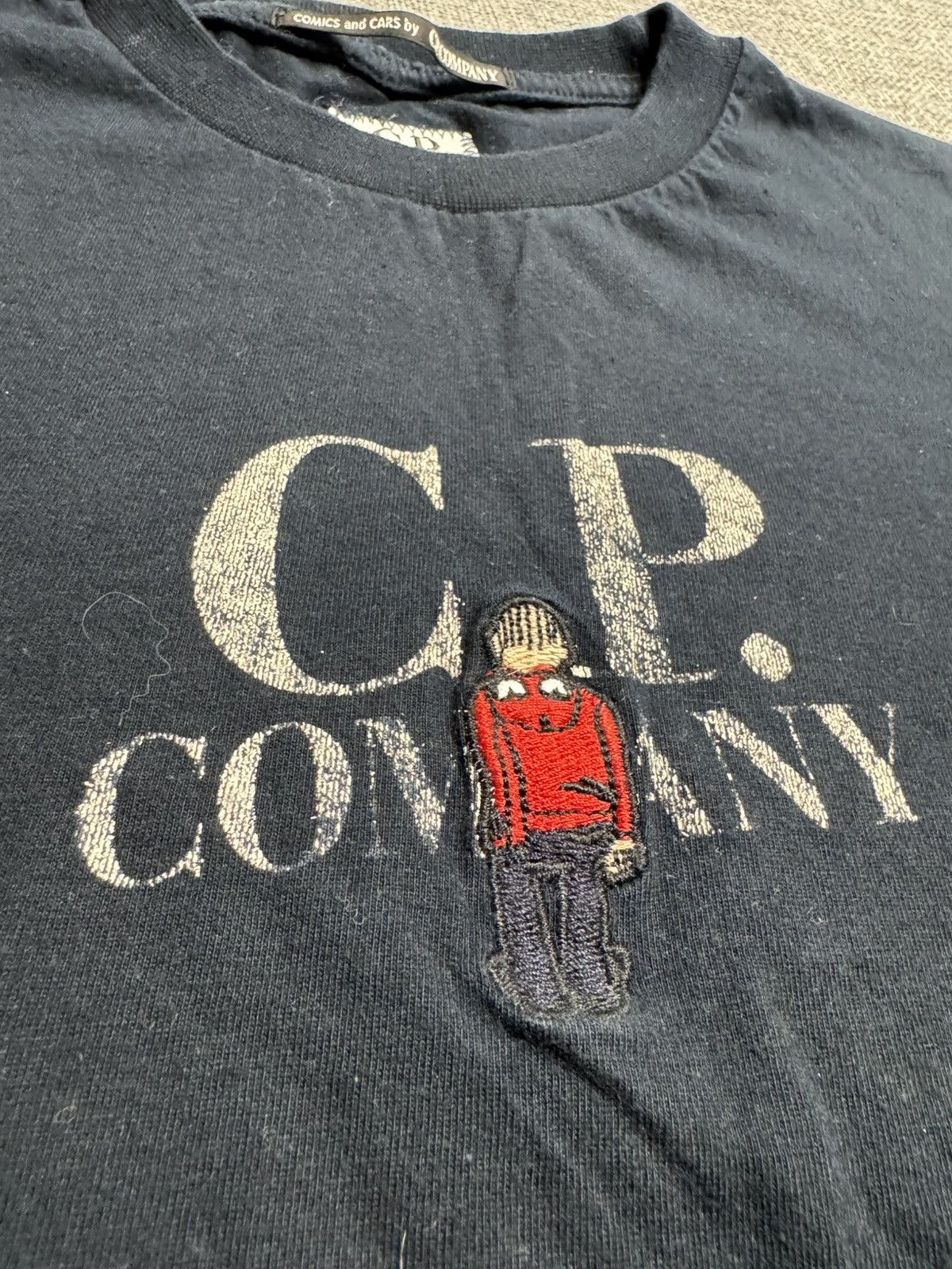 C.P. Company × Massimo Osti × Vintage Vintage under sixteen C.P. Company comics and cars T-Shirt Size US XXS / EU 40 - 2 Thumbnail