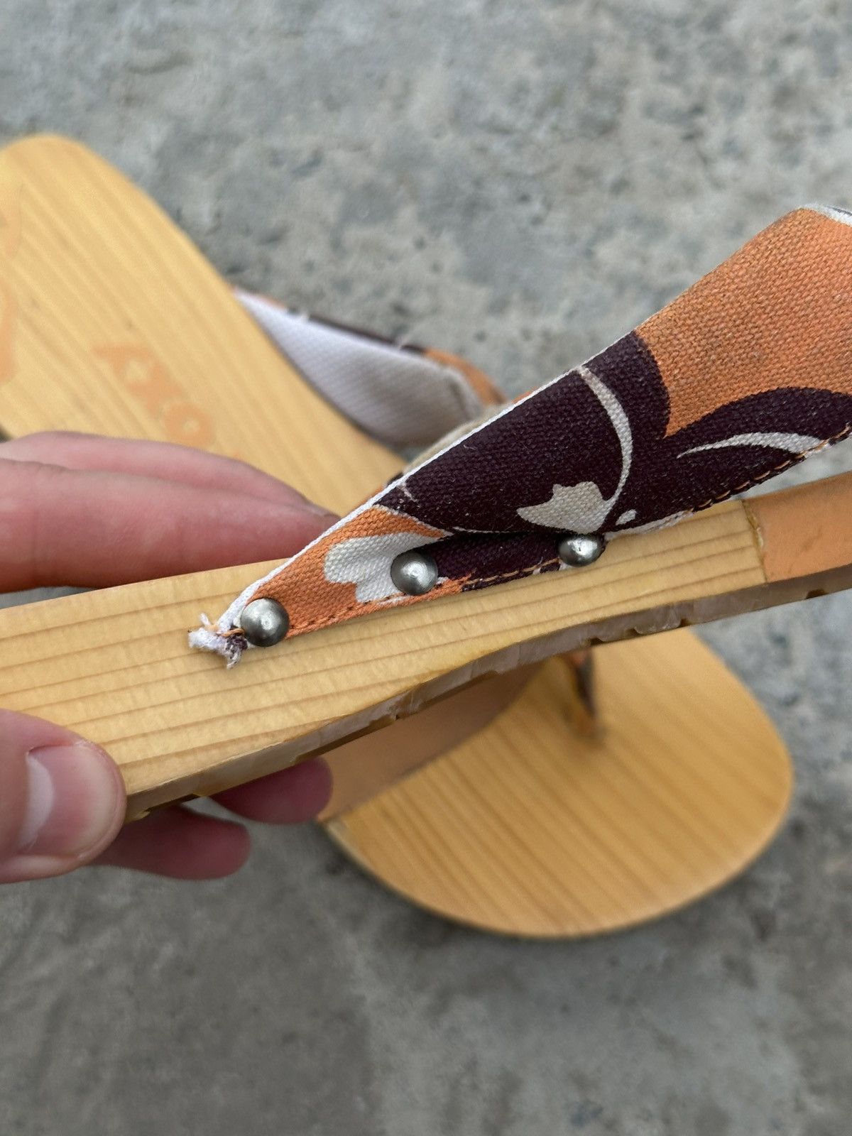 Japanese Brand × Quicksilver Vintage Japanese Style Slip On Quicksilver Wood Platform Y2K Size US 8 / IT 38 - 5 Thumbnail