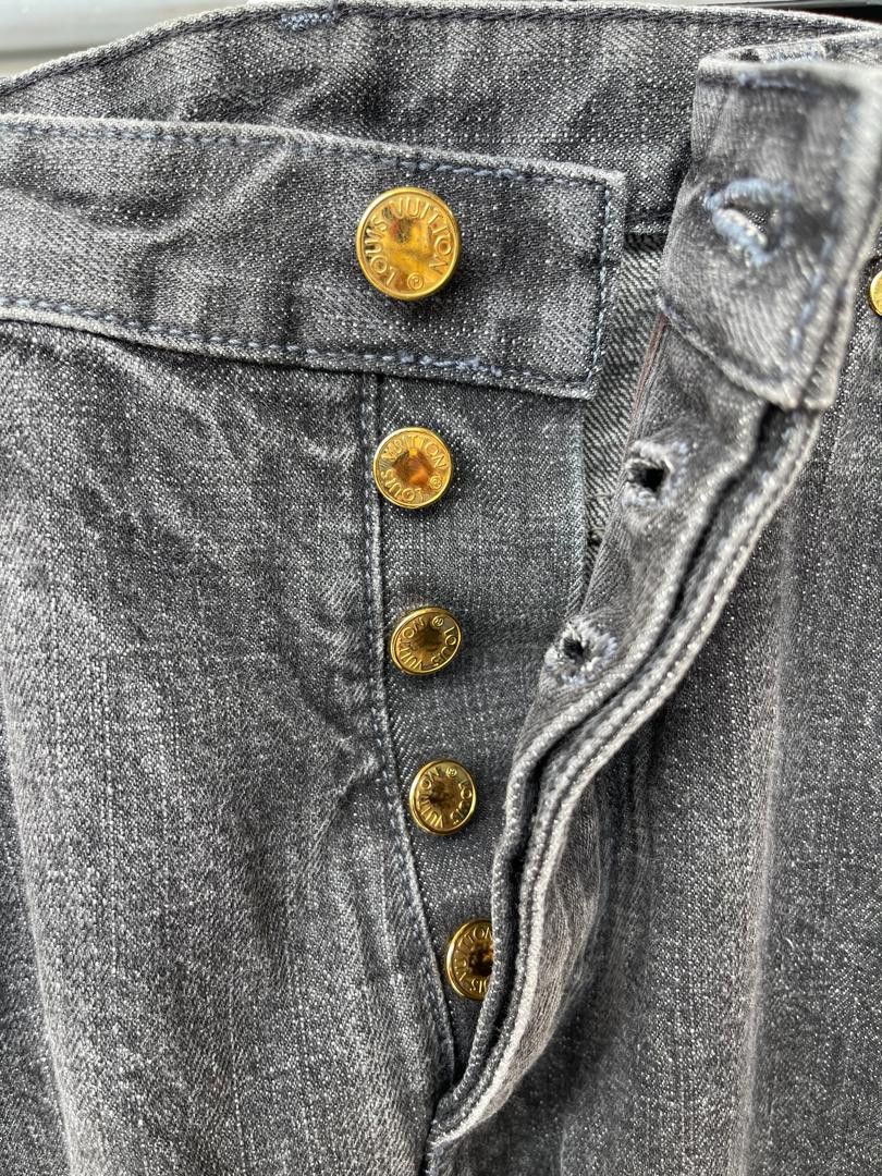 Louis Vuitton Louis Vuitton Faded Denim Embroid Size US 33 - 3 Thumbnail