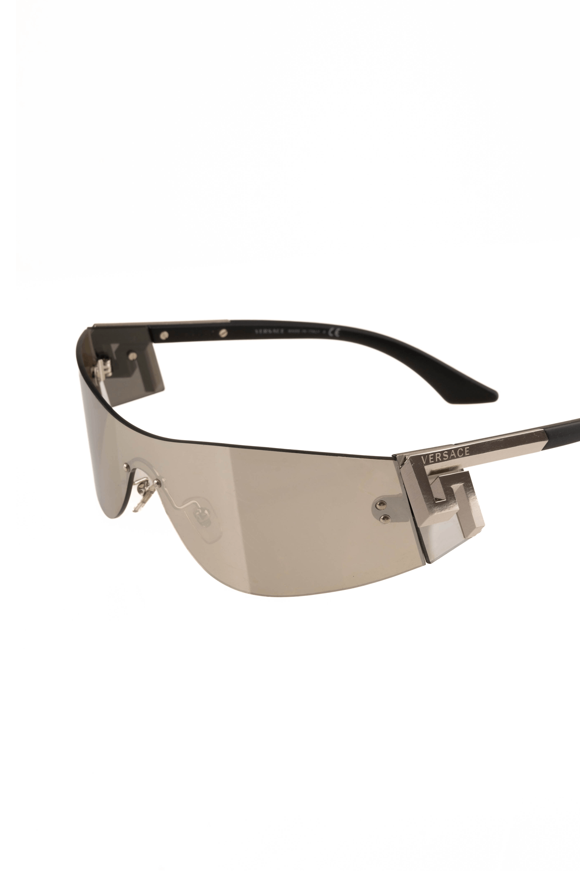Versace Mirrored Shield Sunglasses VE 2241 10006G Size ONE SIZE - 1 Thumbnail