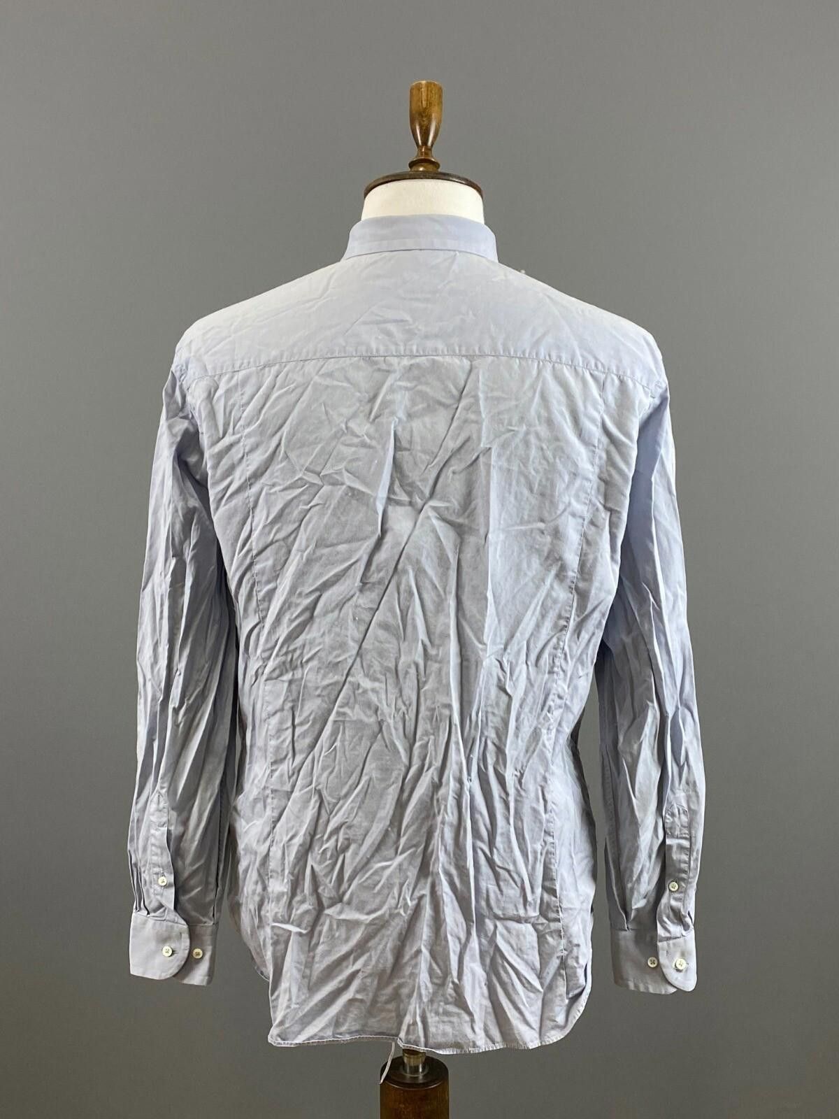 Armani Collezioni Armani Collezioni Blue Button Down Shirt Size 43 / 17 Size US M / EU 48-50 / 2 - 8 Thumbnail