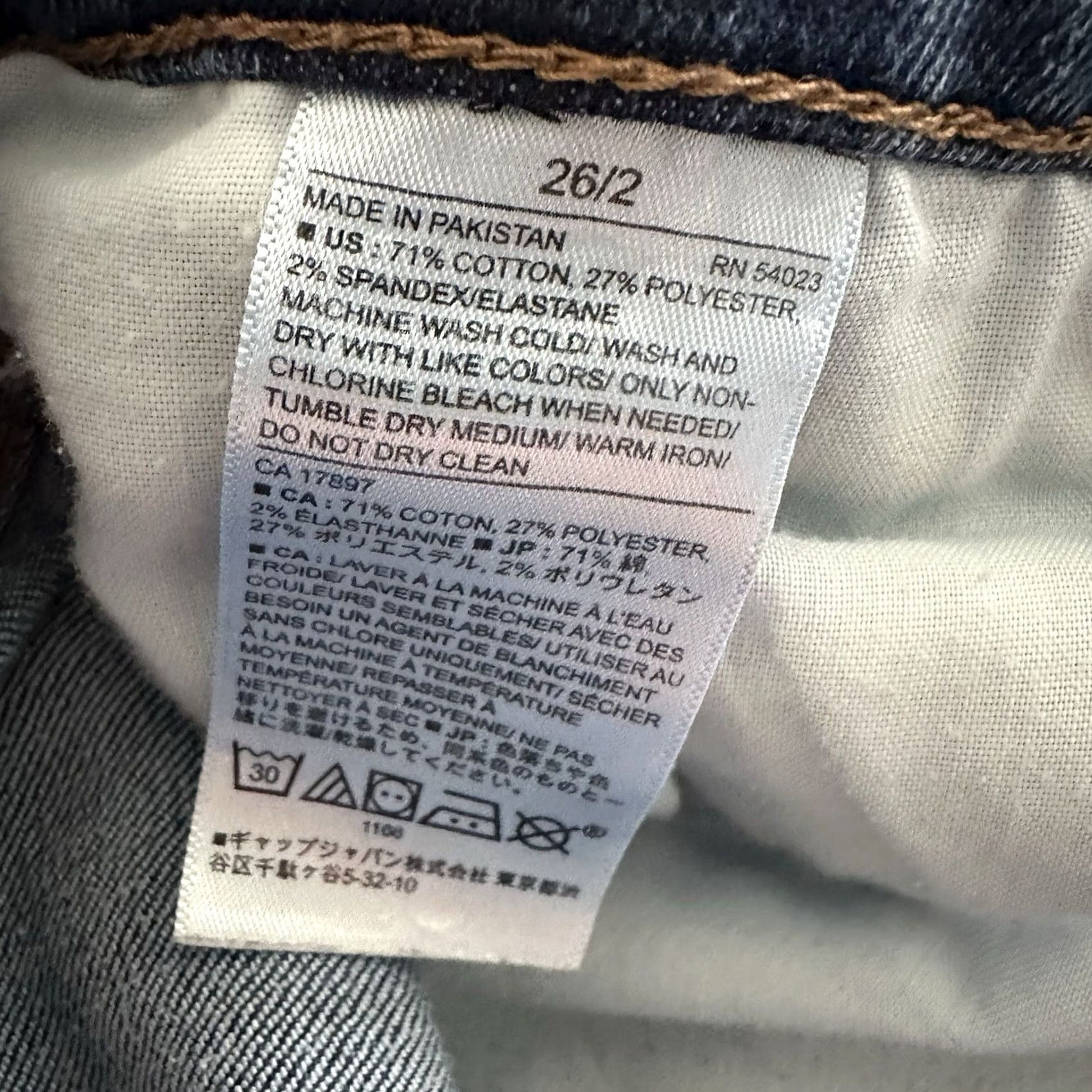 Banana Republic Banana Republic Jeans Skinny Blue Medium Wash Stretch Denim Womens Size 2 Slim Rise Mid Inseam 27.5 Size 27" / US 4 / IT 40 - 6 Thumbnail