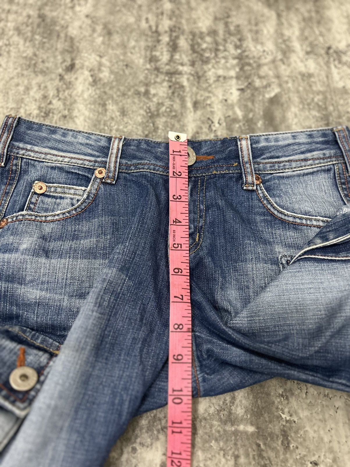 Hysteric Glamour × Japanese Brand × Seditionaries Maro Cate Cargo Baggy Distressed Jeans Size US 30 / EU 46 - 20 Thumbnail