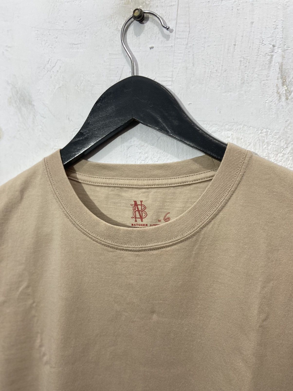 Batoner Batoner Tshirt Short Sleeve Beige Size US S / EU 44-46 / 1 - 3 Thumbnail