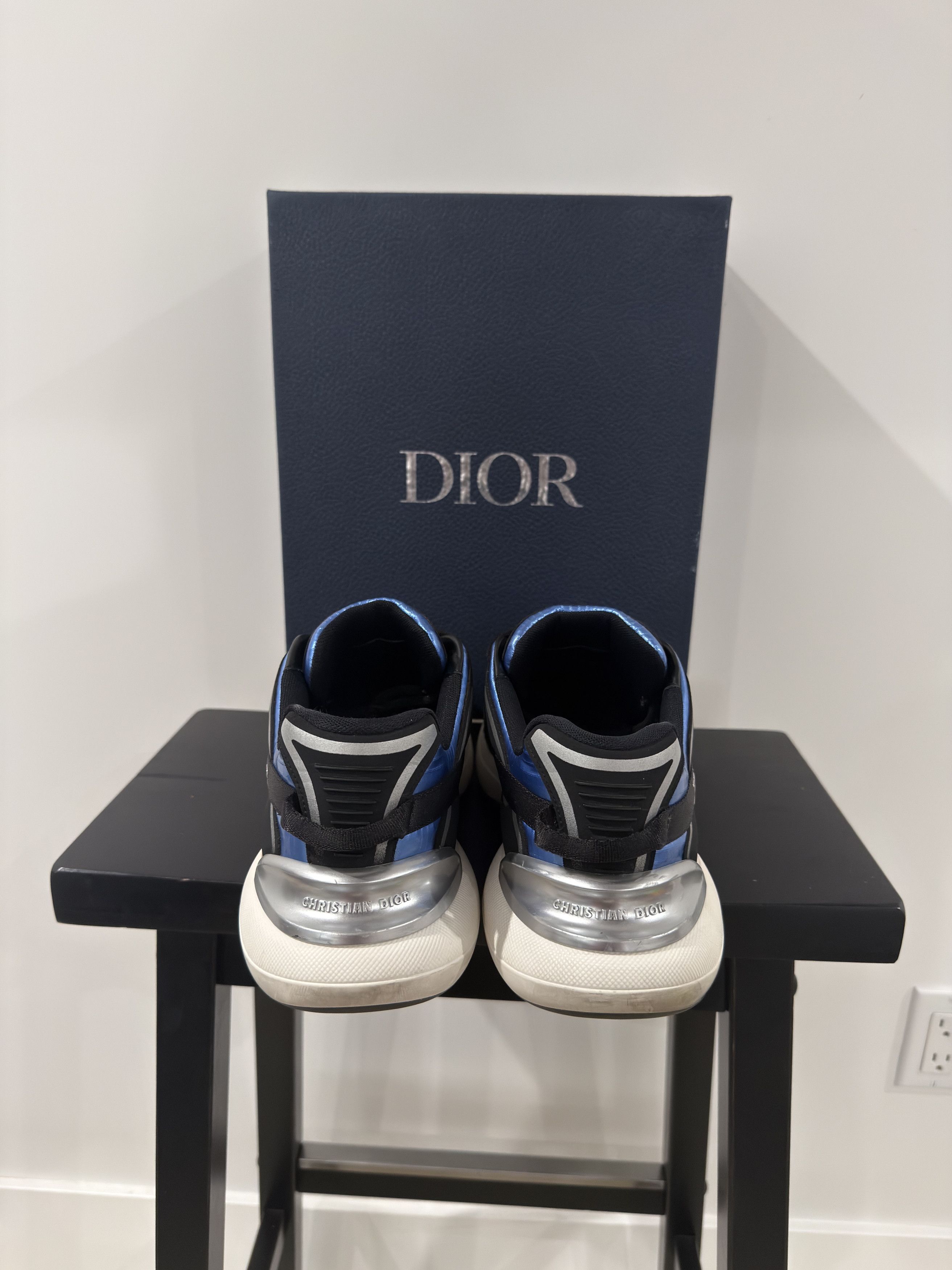 Club Sorayama × Dior Dior x Sorayama B24 Runtek Blue/Black Size US 13 / EU 46 - 5 Thumbnail