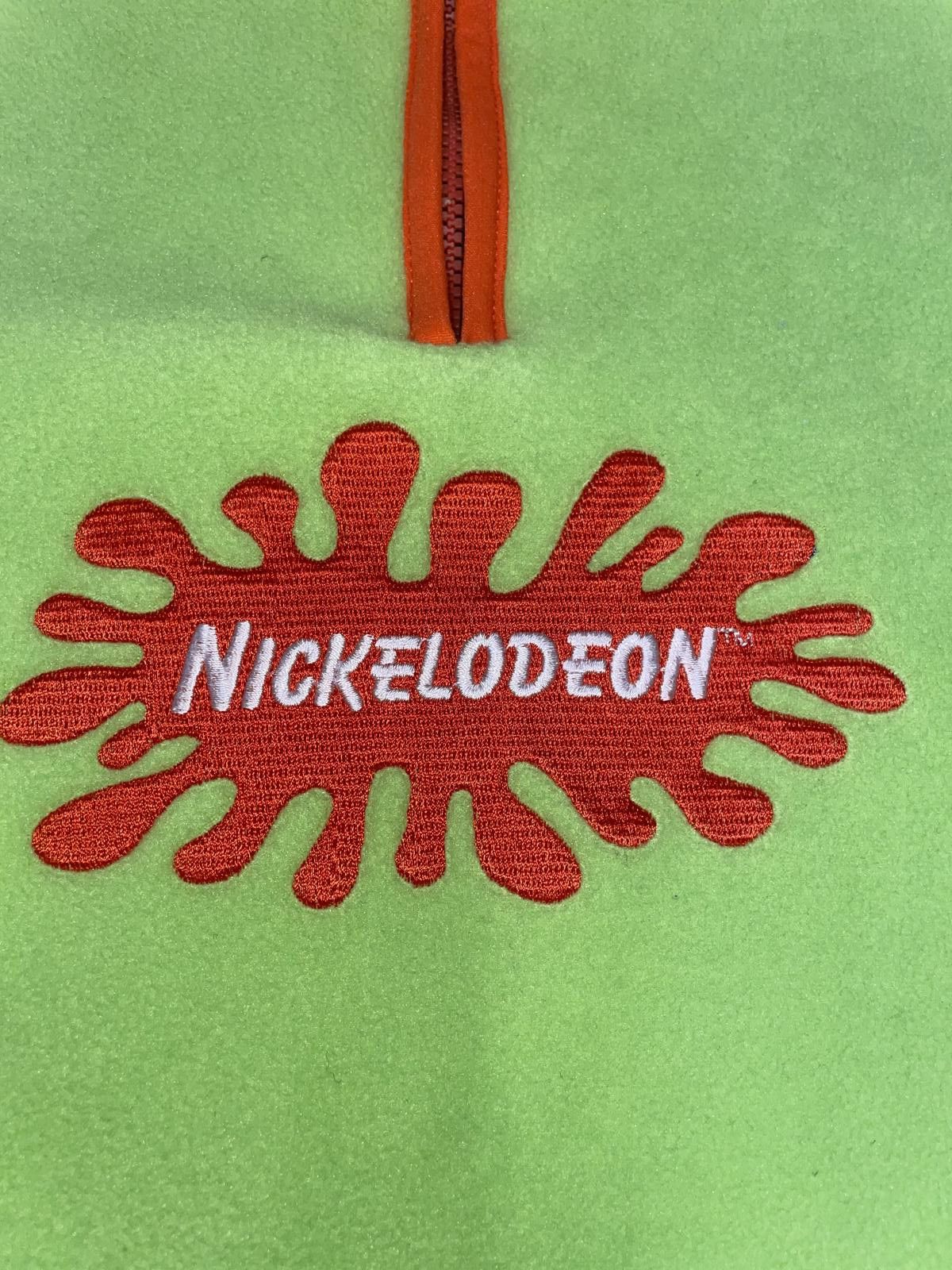 Nickelodeon Nickelodeon Vintage Green Fleece Pullover - Size M Size US M / EU 48-50 / 2 - 6 Thumbnail