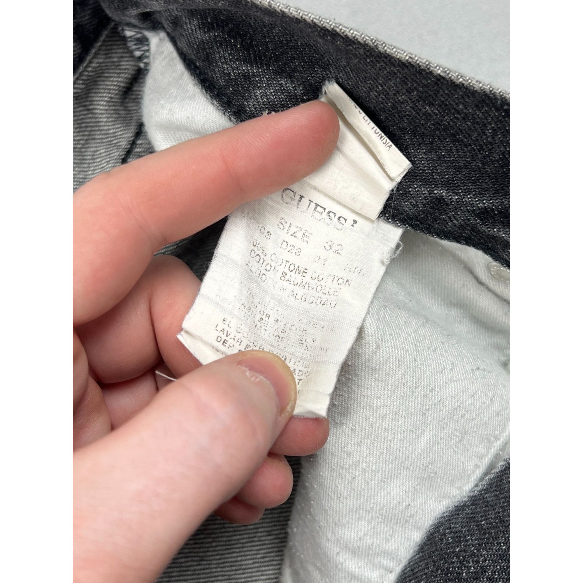 Guess Guess Jeans Straight Cut Gray Jeans (Y0730) Size US 32 / EU 48 - 10 Thumbnail