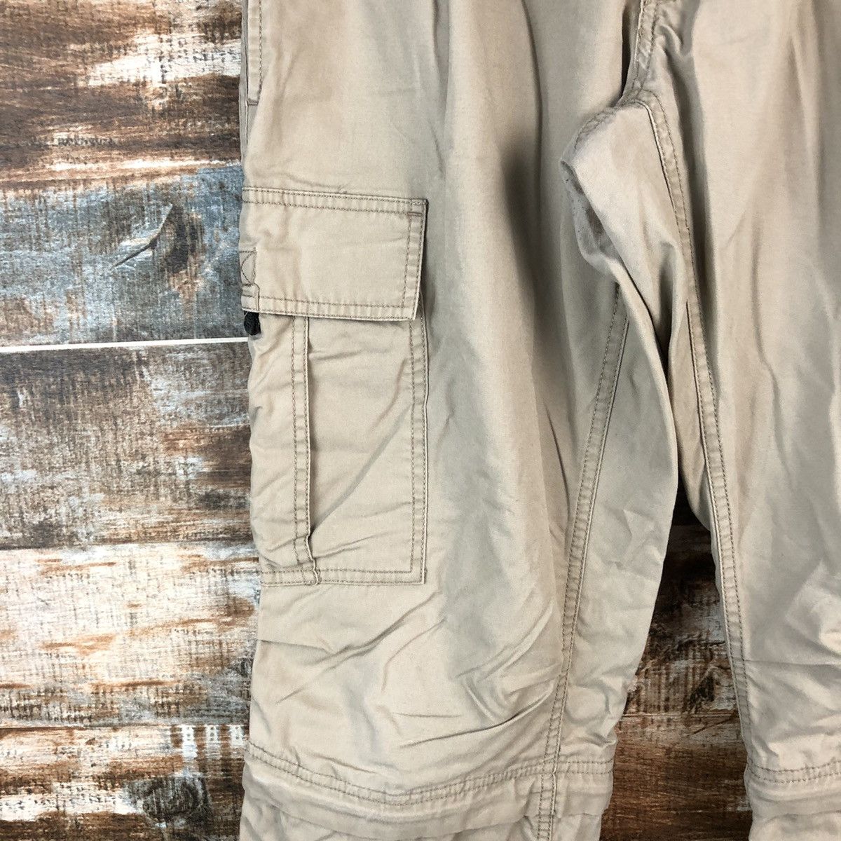 Japanese Brand Anti Label Brown Cargo Multipocket Pants #A2422 Size US 31 - 9 Thumbnail
