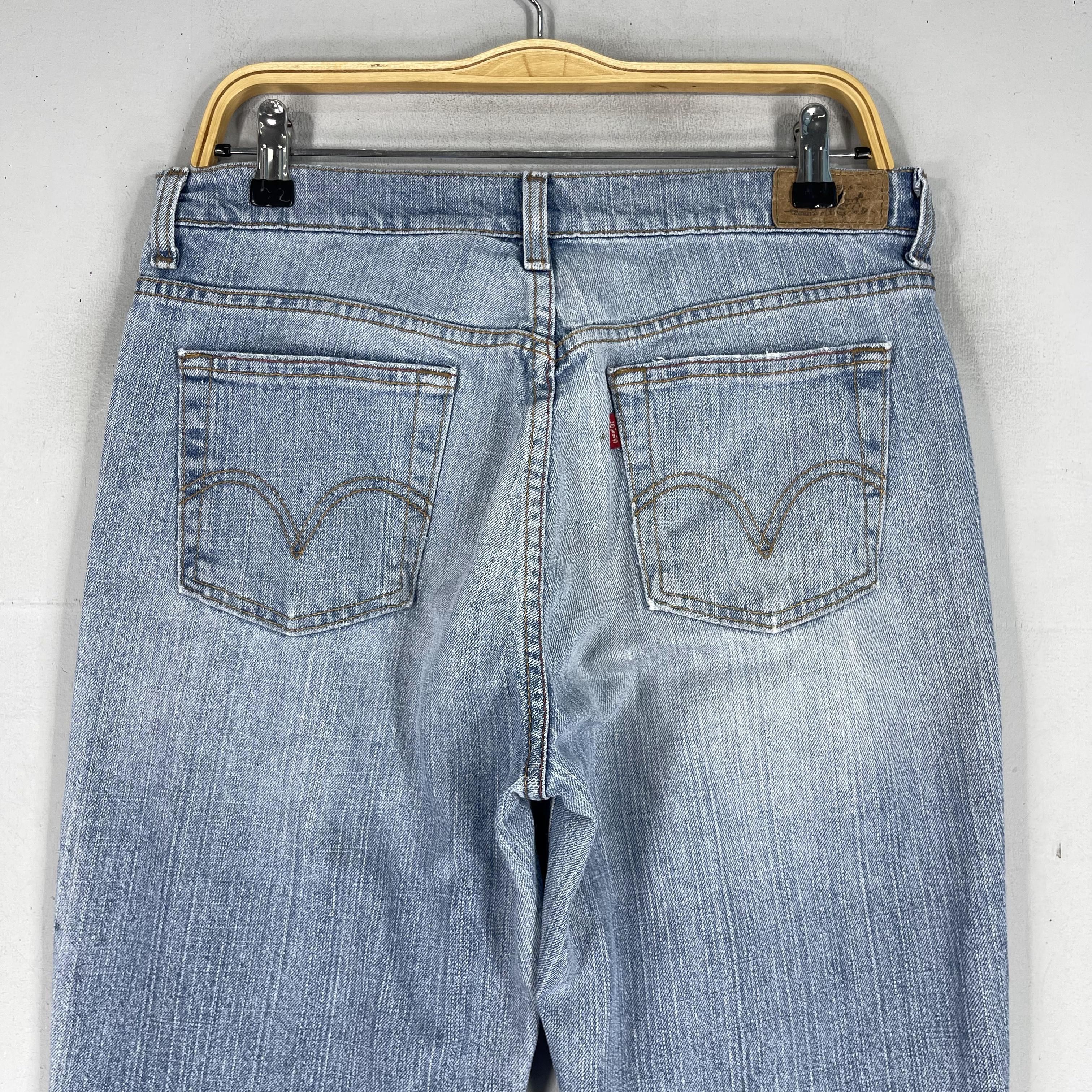 Levi's × Vintage W31 L31 Vintage Levis 515 Distressed Bootcut Jeans Size 31" - 7 Thumbnail