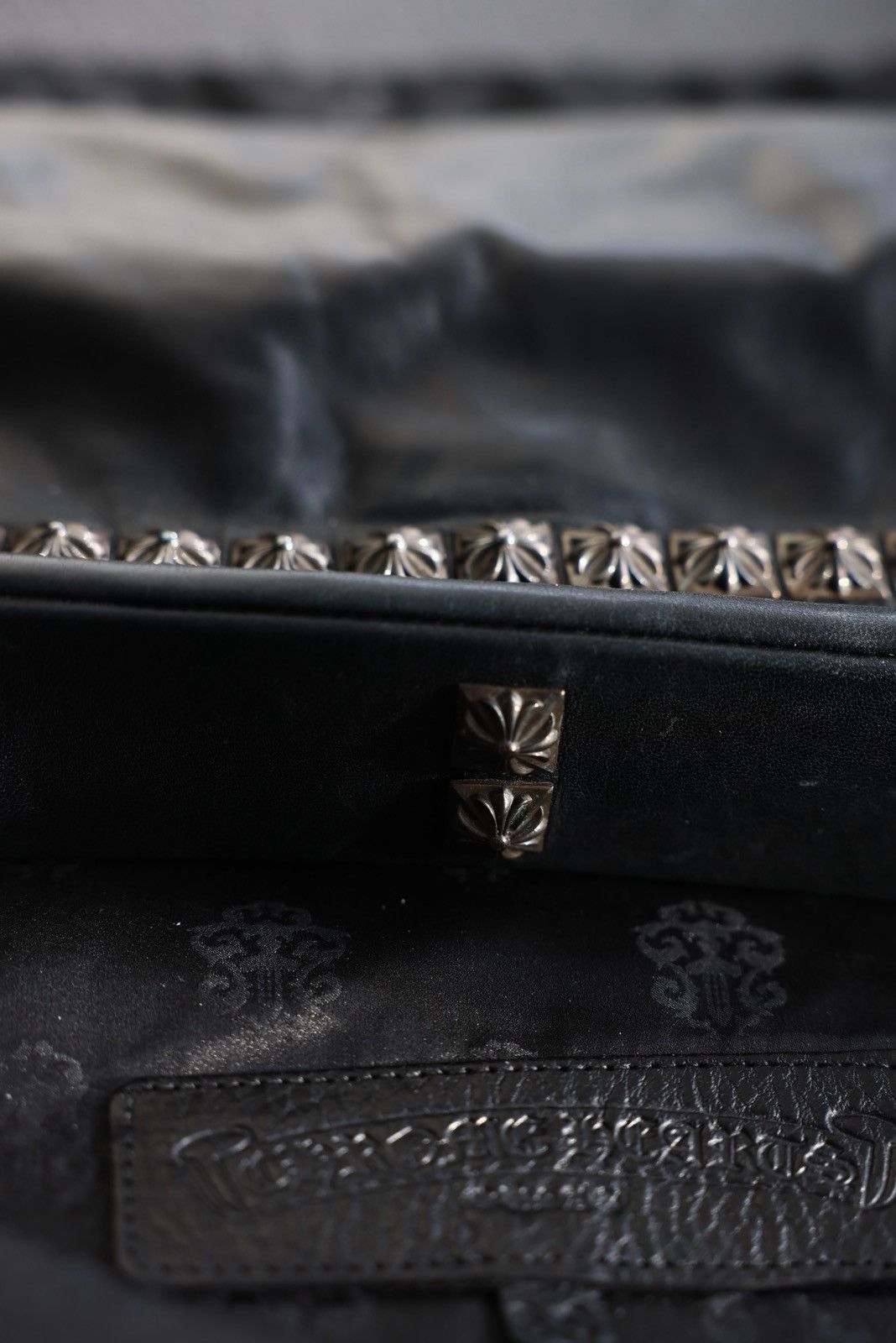 Chrome Hearts Chrome Hearts Leather Pyramid Clutch Bag Size ONE SIZE - 3 Thumbnail