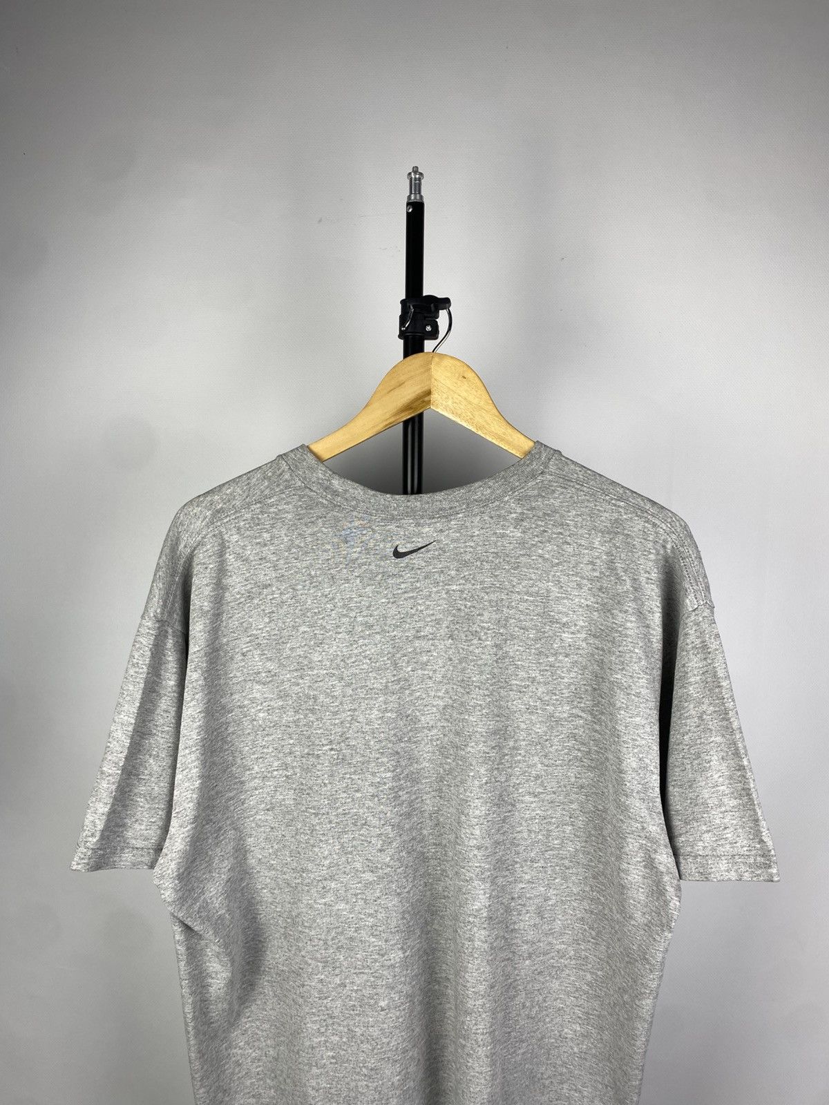 Nike × Vintage Vintage 90s Nike Team Basic Blank Logo Swoosh T-Shirt y2k Size US L / EU 52-54 / 3 - 8 Thumbnail