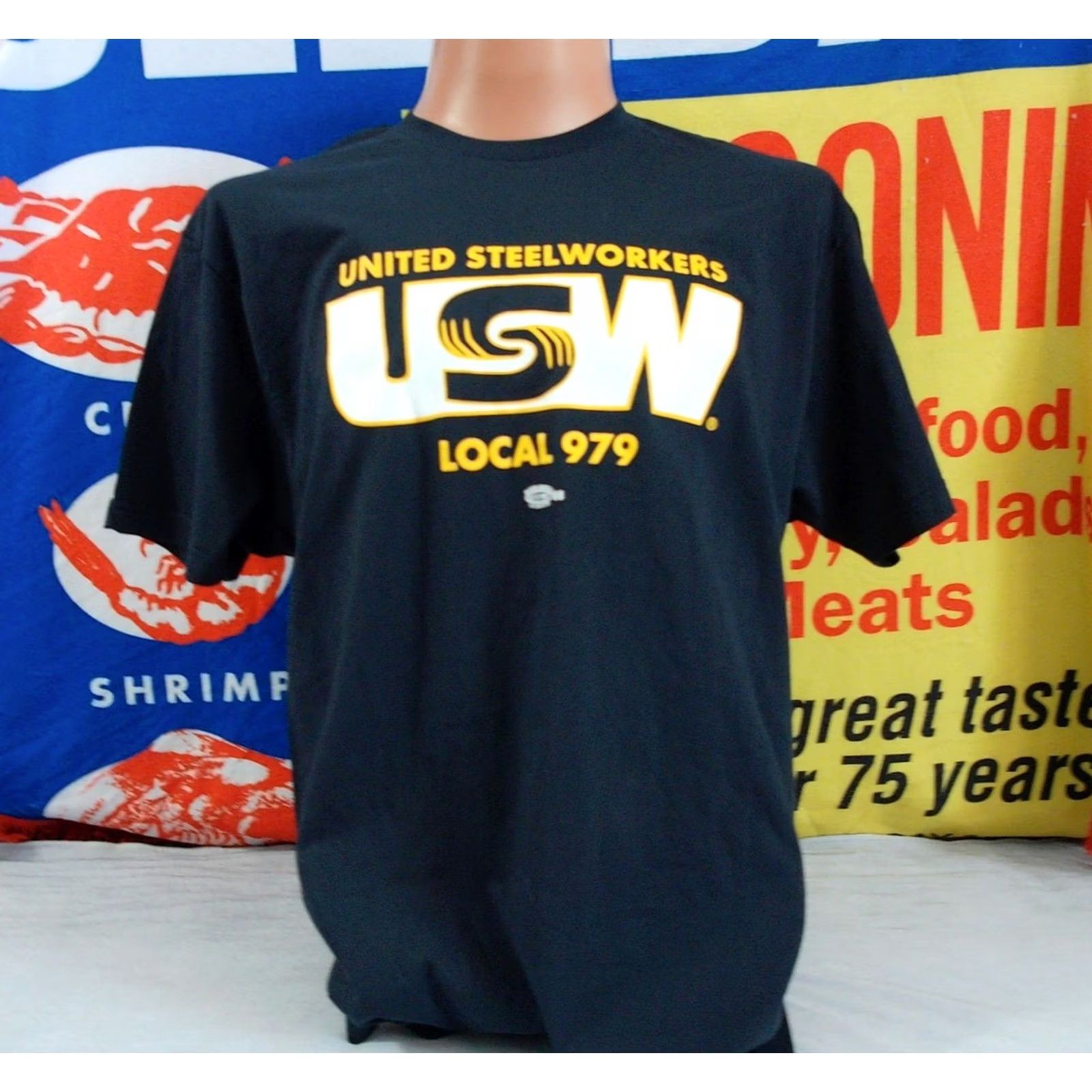 Vintage UNITED STEELWORKERS LOCAL 979 Shirt Mens 2XL Trade Union USA CLEVELAND CLIFFS - Vintage Size US XXL / EU 58 / 5 - 2 Thumbnail