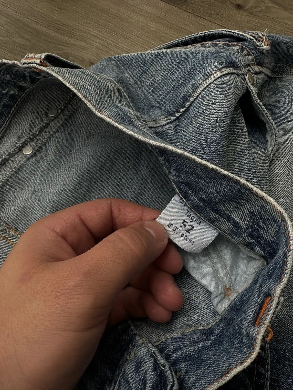 Japanese Brand × Vintage Vintage Progressive Fuck It Denim Wear Cowboy Jeans Pants Size US 34 / EU 50 - 10 Thumbnail