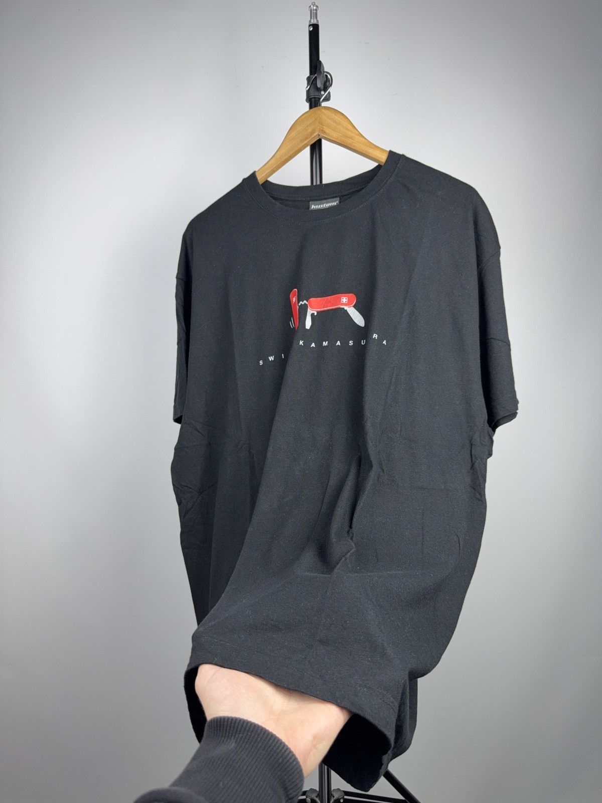 Vintage 00s Swiss Kamasutra Funny Humour Graphic Tee Y2K Rare Print Size US XL / EU 56 / 4 - 8 Thumbnail