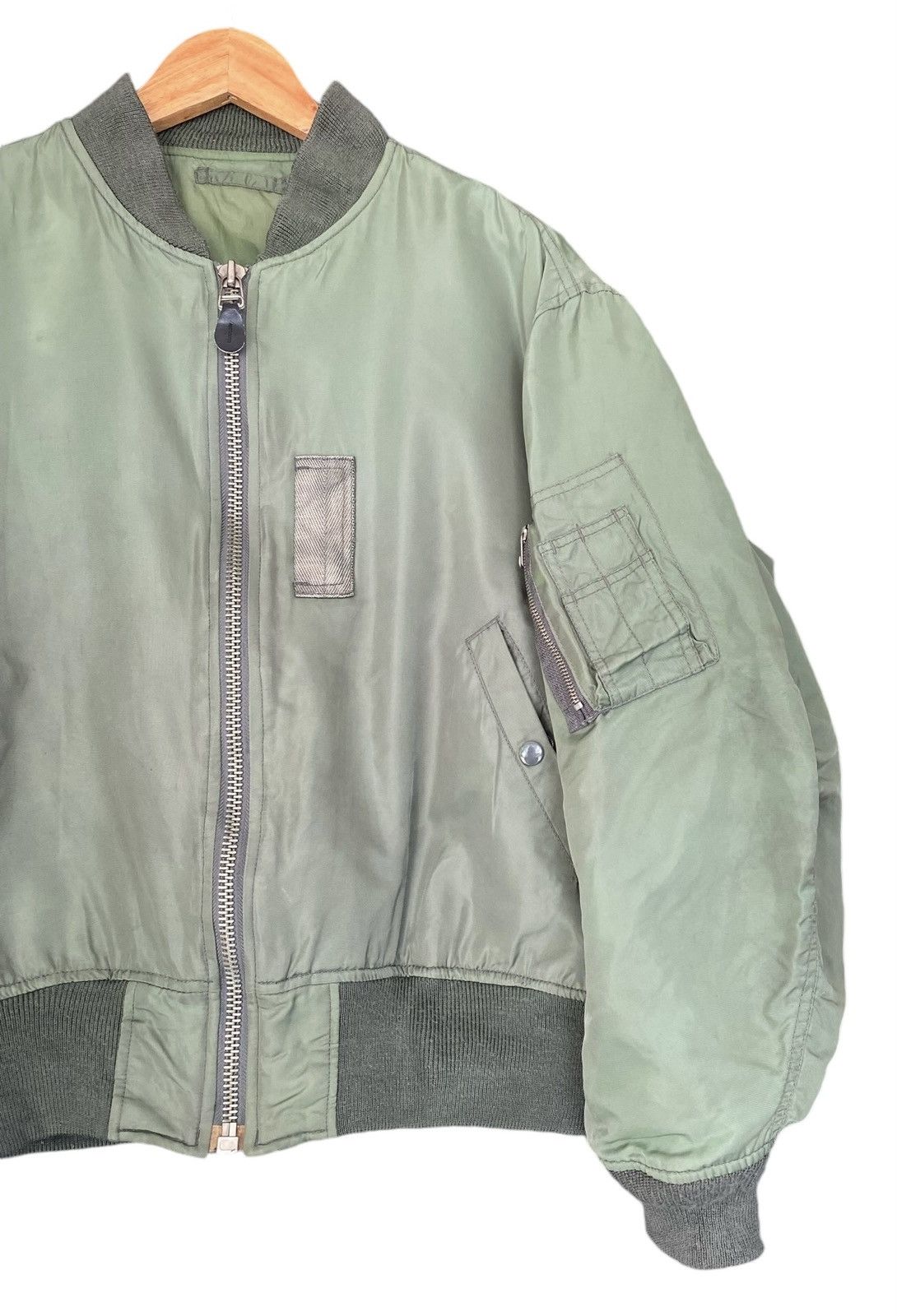Vintage Vintage🔥MA-1 PRACT Bomber Jacket Size US M / EU 48-50 / 2 - 2 Thumbnail