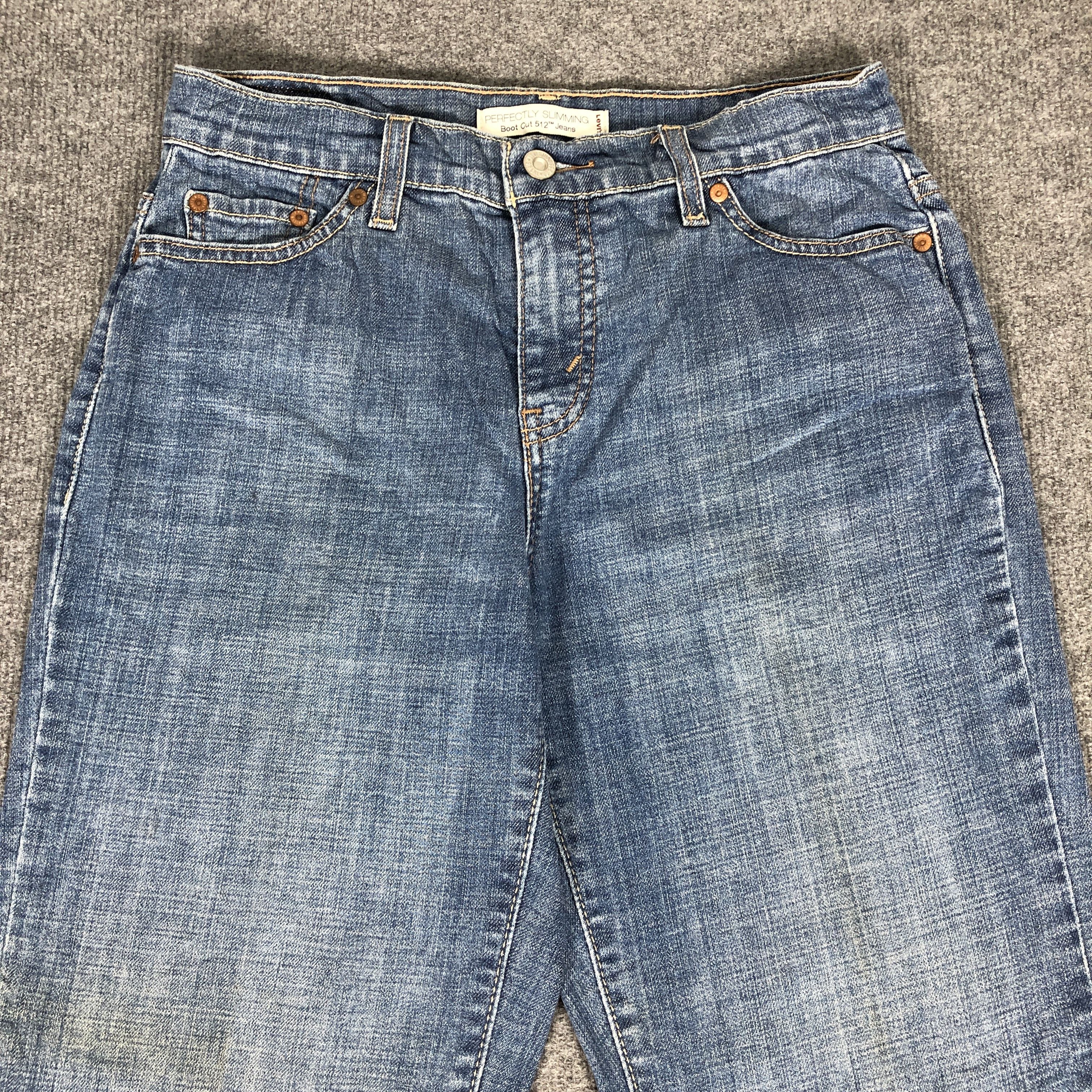 Levi's × Vintage Womens Vintage Levis 512 Jeans Flare Boot Cut L1098W Size 29" - 2 Thumbnail