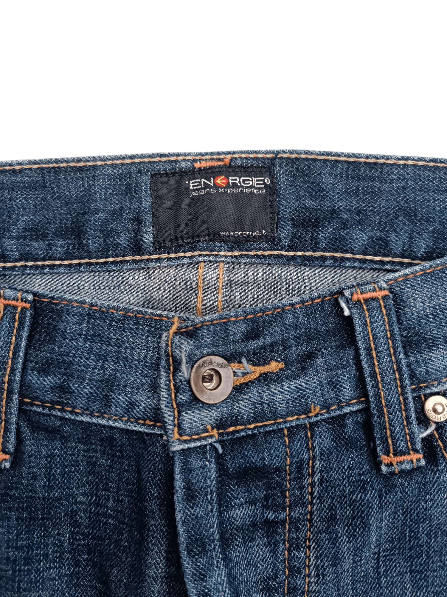 Energie Flare Jeans Energie Distress Faded Boot Cut Y2k Size US 34 / EU 50 - 20 Thumbnail