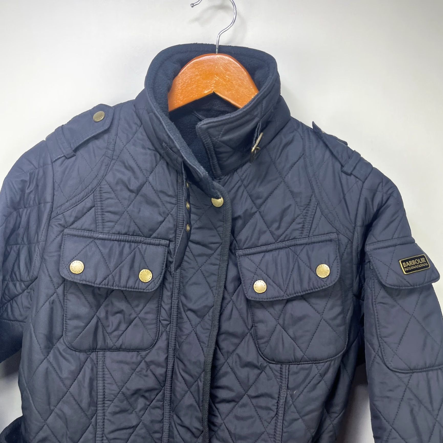Barbour VINTAGE Barbour Jacket Womens US 8 Tourer International Polar Quilt Size L / US 10 / IT 46 - 2 Thumbnail