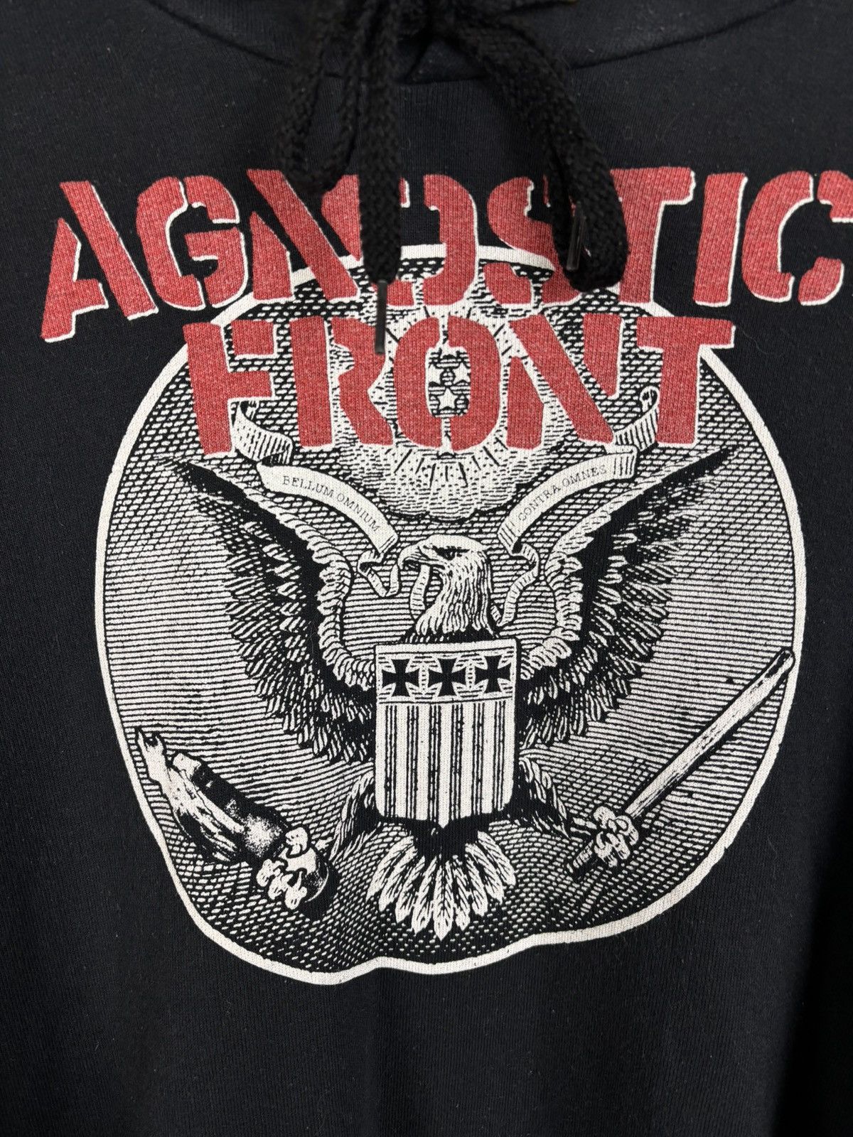 Band Tees Vintage Agnostic Front New York Hardcore Band Hoodie L Black Size US L / EU 52-54 / 3 - 2 Thumbnail