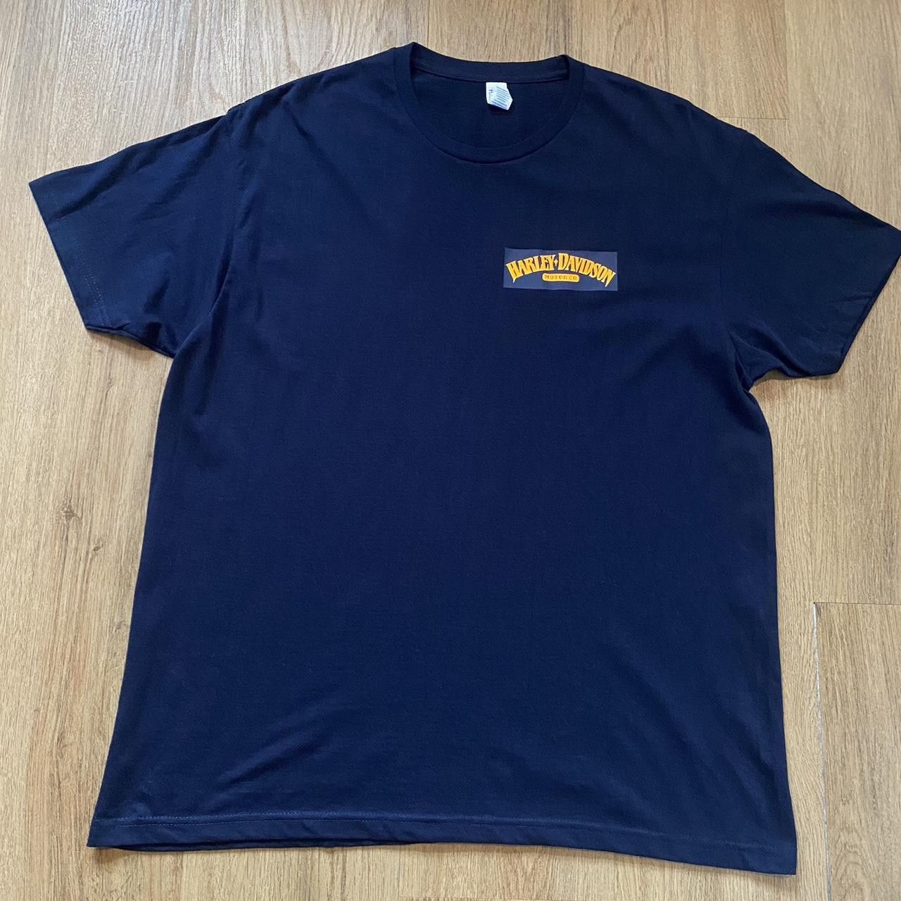 Harley Davidson Harley Davidson navy and Orange t-shirt Size US L / EU 52-54 / 3 - 2 Thumbnail
