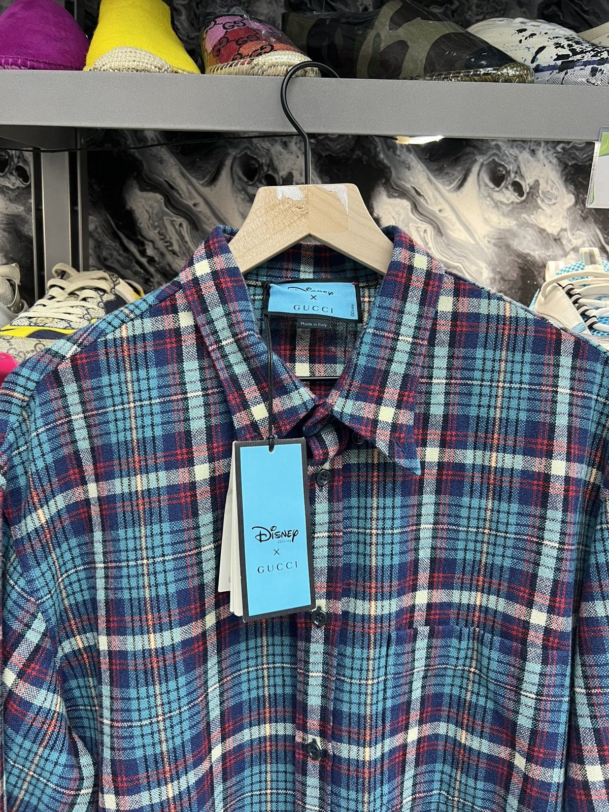 Gucci Gucci x Disney Donald Duck Flannel Size US M / EU 48-50 / 2 - 7 Thumbnail