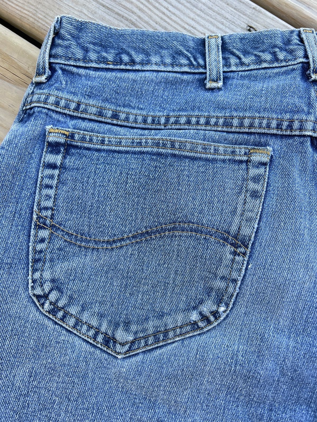 Lee × Vintage Vintage 2000s Lee Blue Denim Jeans Size US 36 / EU 52 - 6 Thumbnail